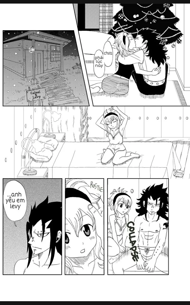 HentaiVN.net - Ảnh 4 - GAJEVY XMAS COMIC (Fairy Tail) [Giáng sinh của Gajeel] - Oneshot