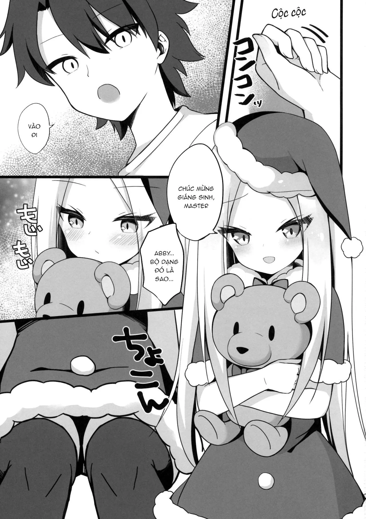 HentaiVN.net - Ảnh 4 - Đêm Noel khoái lạc cùng với Santa Abby-chan [Santa Abby-chan no Seinaru Gohoushi Night;サンタアビーちゃんの性なるご奉仕ナイト] - Oneshot