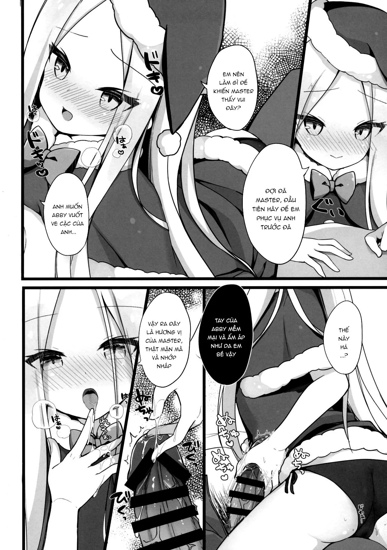 HentaiVN.net - Ảnh 7 - Đêm Noel khoái lạc cùng với Santa Abby-chan [Santa Abby-chan no Seinaru Gohoushi Night;サンタアビーちゃんの性なるご奉仕ナイト] - Oneshot