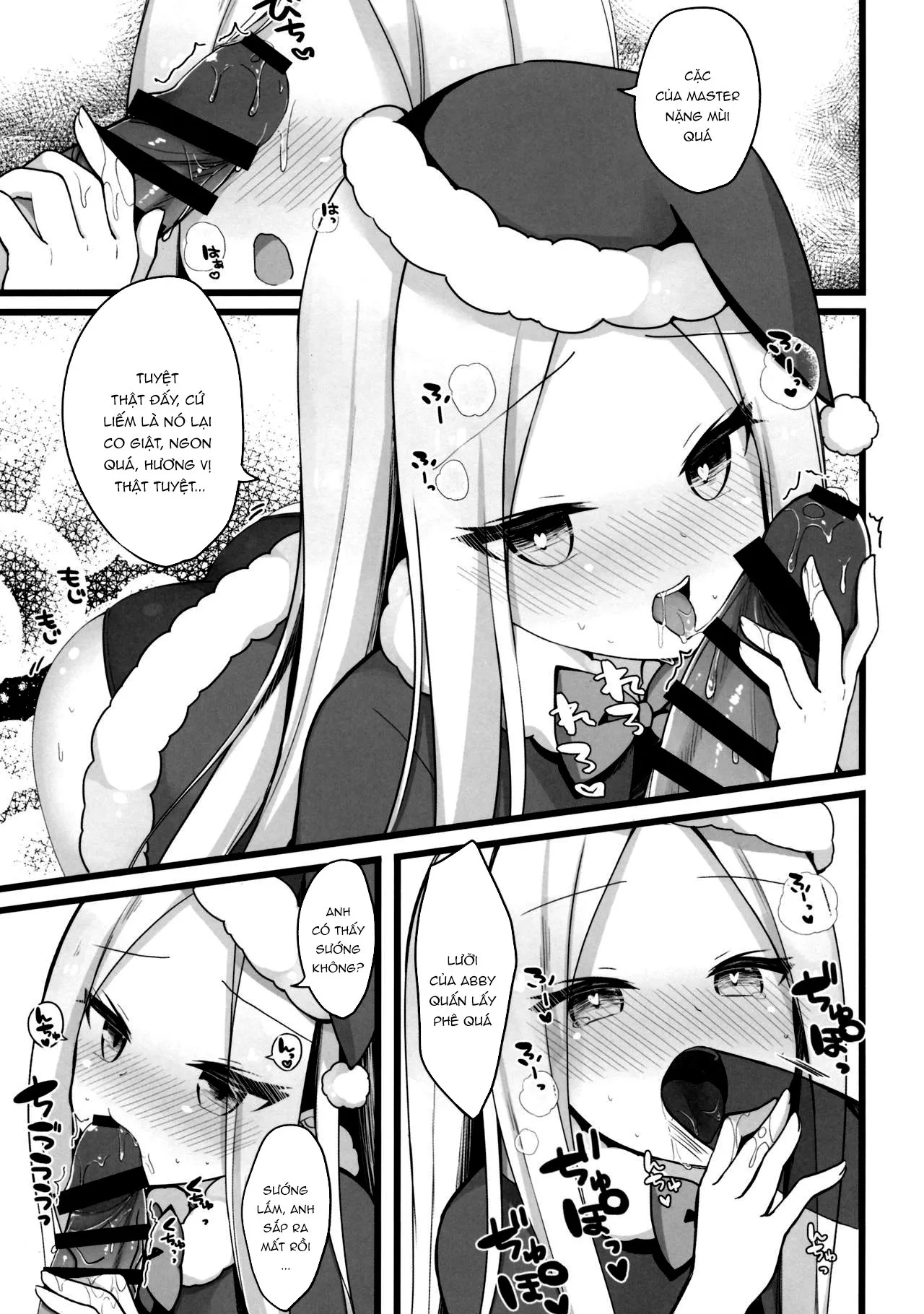 HentaiVN.net - Ảnh 8 - Đêm Noel khoái lạc cùng với Santa Abby-chan [Santa Abby-chan no Seinaru Gohoushi Night;サンタアビーちゃんの性なるご奉仕ナイト] - Oneshot