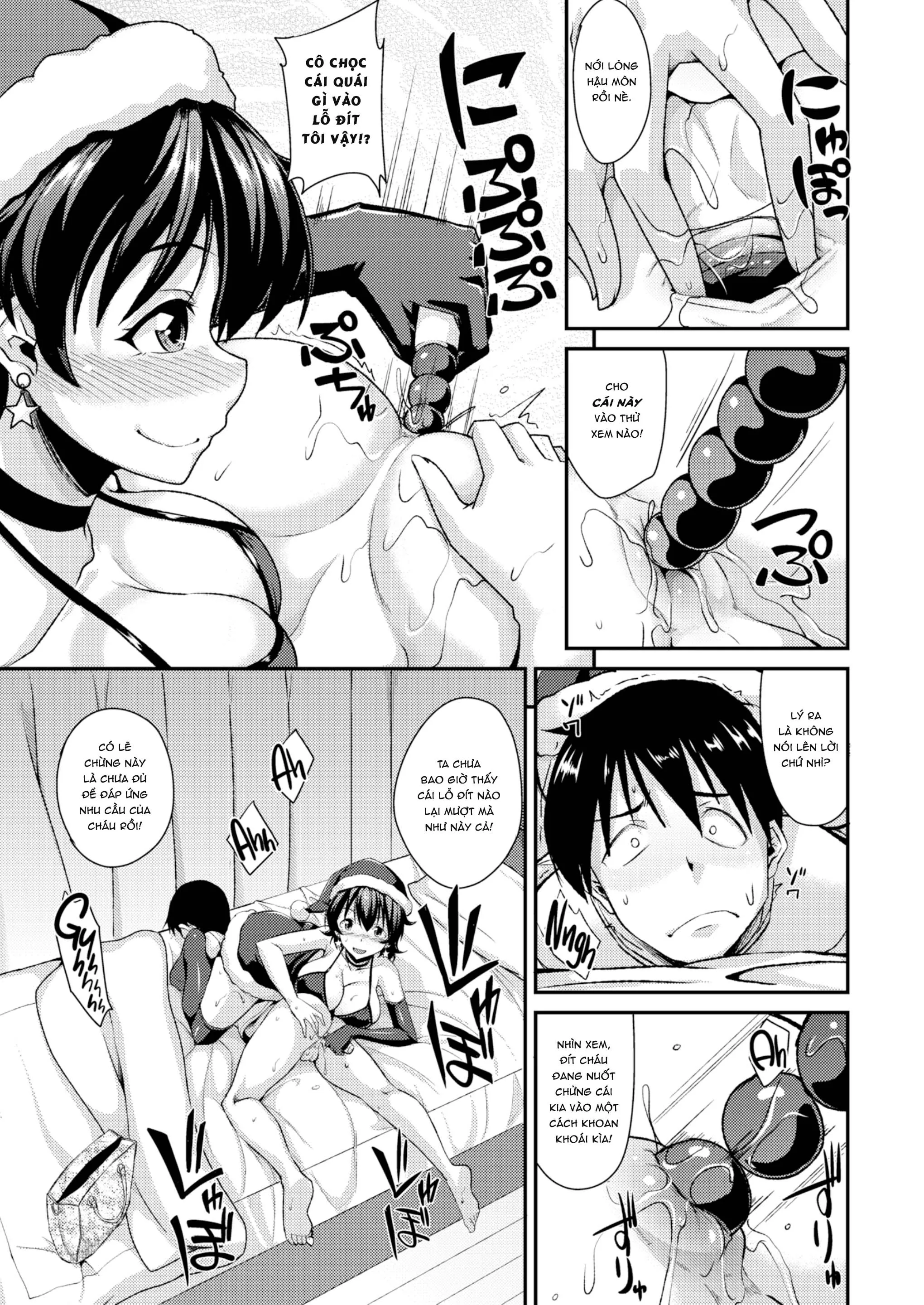 HentaiVN.net - Ảnh 7 - Bà già Noel trèo cửa sổ - Oneshot