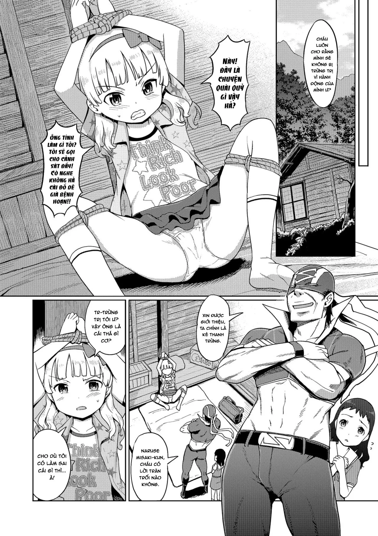 HentaiVN.net - Ảnh 3 - Sự Phán Quyết Của Kẻ Thanh Trừng! [Kaiketsu!! Shikaeshiman | Resolution! Punishman!] - Oneshot