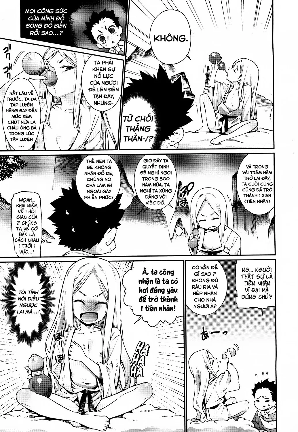 HentaiVN.net - Ảnh 3 - Towako 2 [永遠娘 2] - Chap 3 : Tiên Nhân Và Tôi