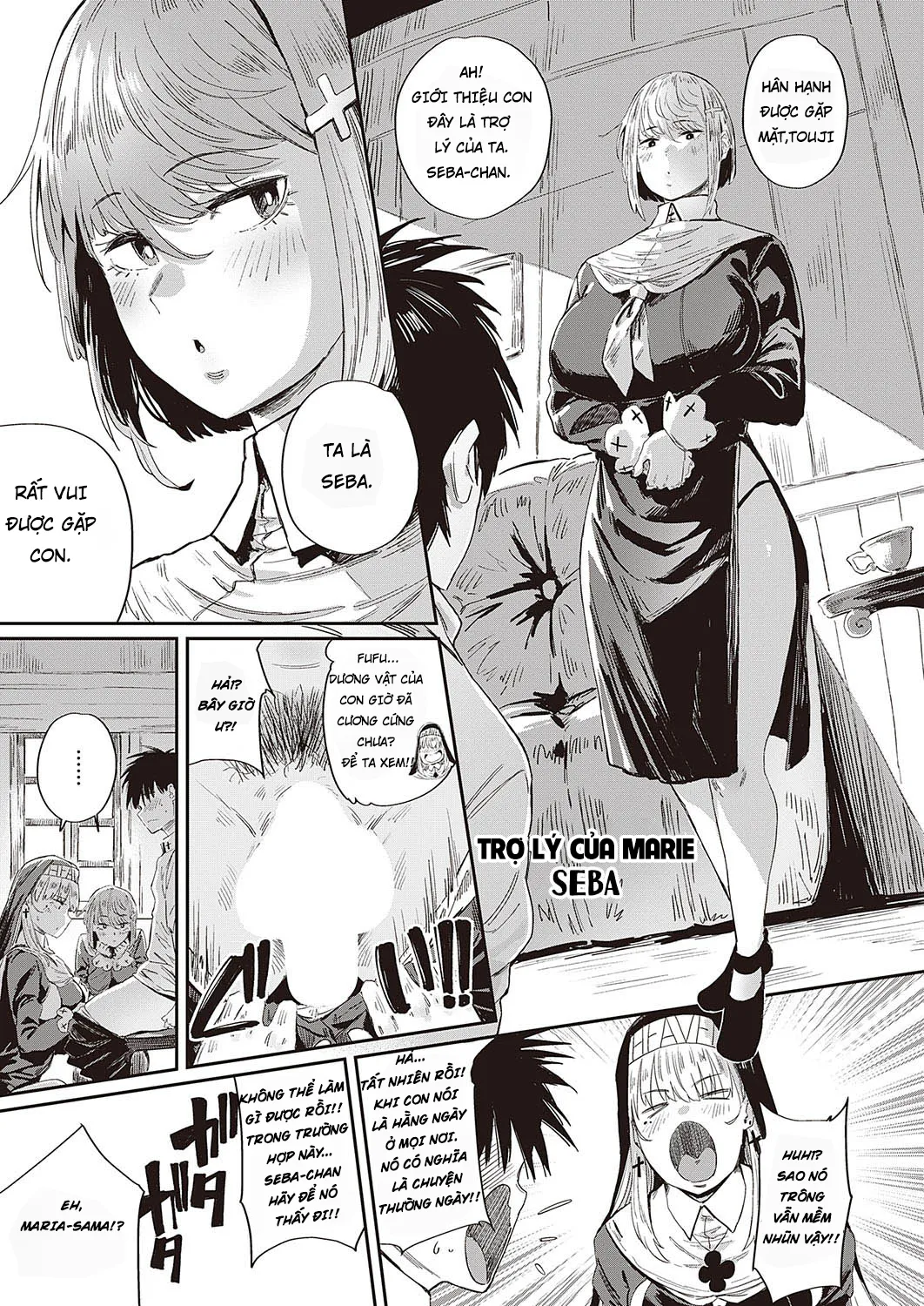 HentaiVN.net - Ảnh 8 - Thiên Sứ Marie Của Nhà Dẫn Lối Đời Thánh - Oneshot