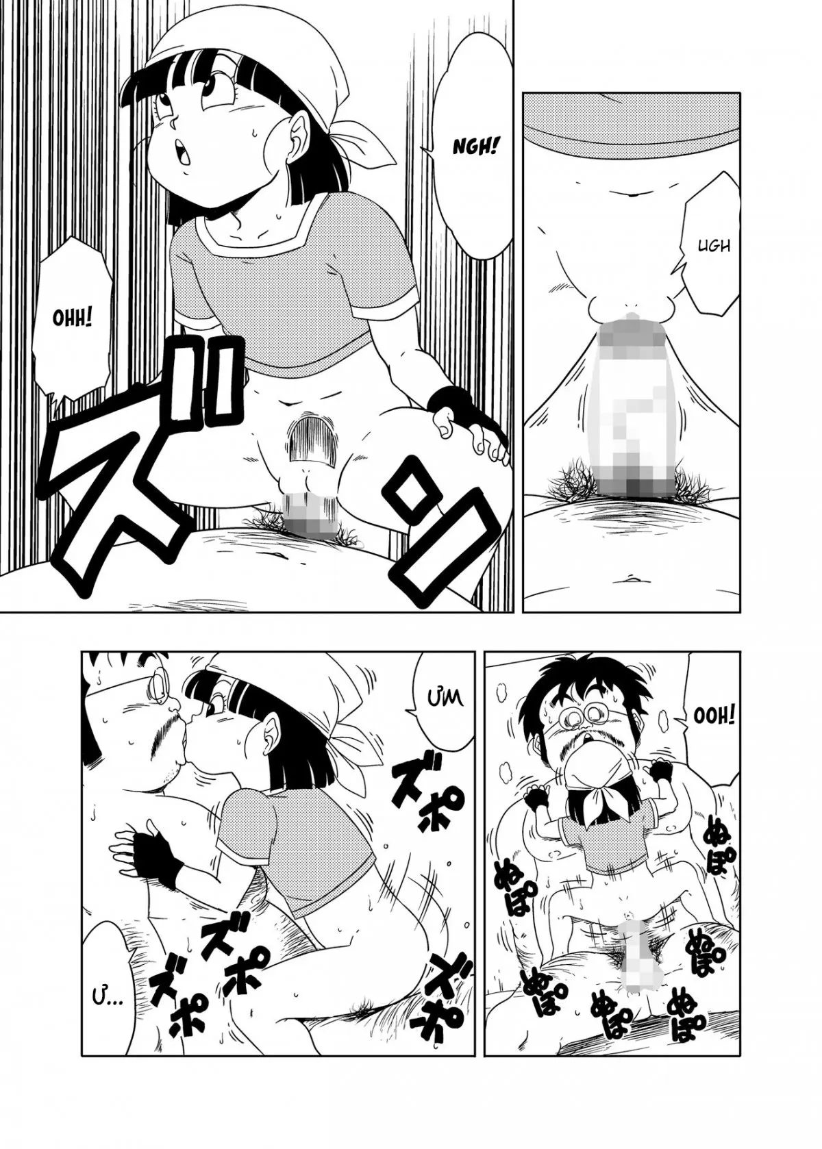 HentaiVN.net - Ảnh 14 - DB-X Ordinary Old Man x Bra & Pan Hen [DB-X 普通のおじさんxブ◯＆パ◯編] - Oneshot