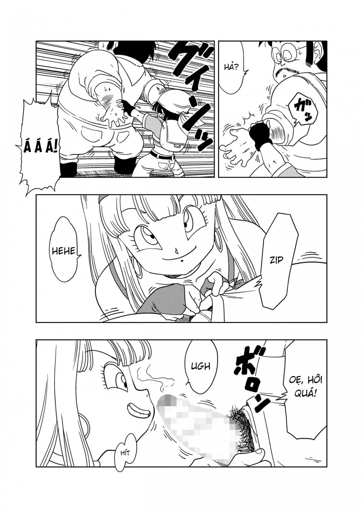 HentaiVN.net - Ảnh 6 - DB-X Ordinary Old Man x Bra & Pan Hen [DB-X 普通のおじさんxブ◯＆パ◯編] - Oneshot