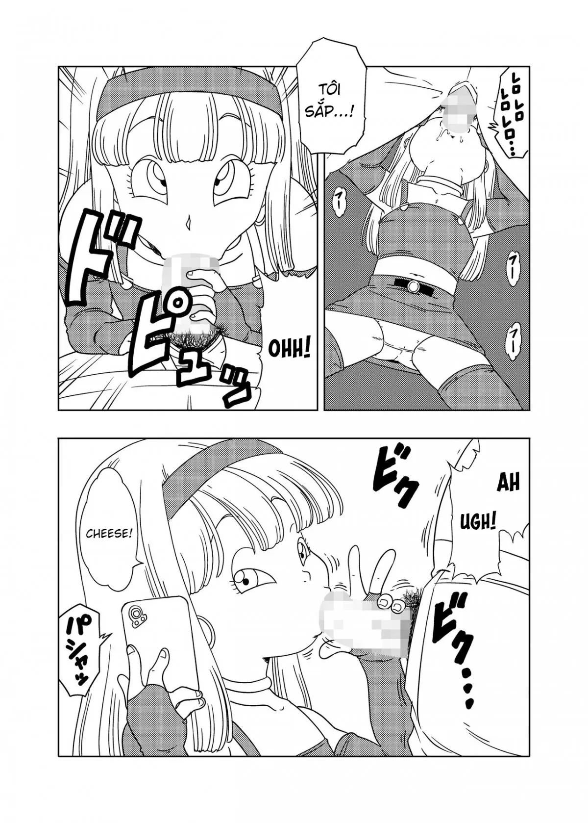 HentaiVN.net - Ảnh 8 - DB-X Ordinary Old Man x Bra & Pan Hen [DB-X 普通のおじさんxブ◯＆パ◯編] - Oneshot