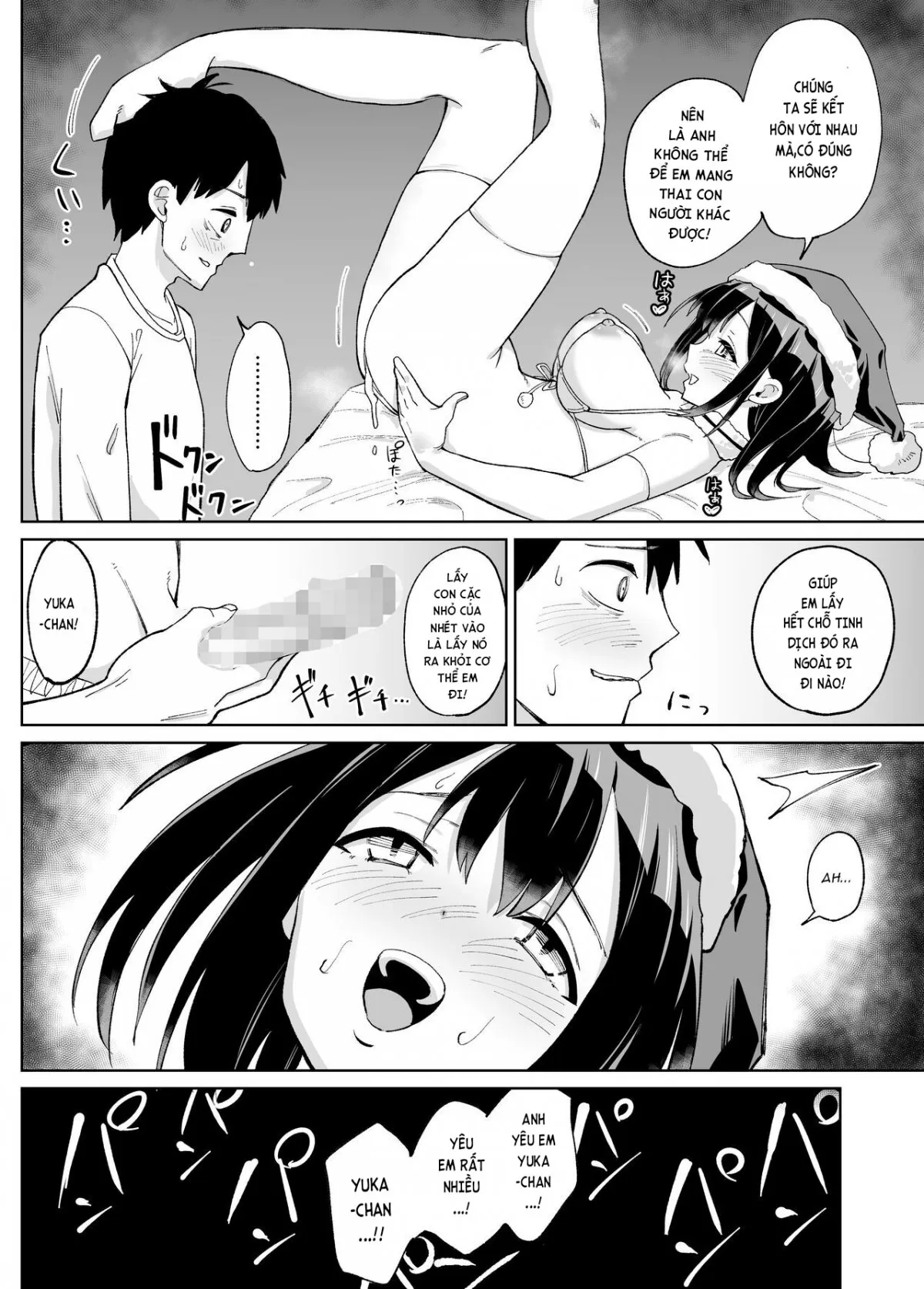 HentaiVN.net - Ảnh 37 - Tôi đã bị người yêu của tôi từ thời thơ ấu cắm sừng! [Osananajimi Kanojo kara no X'mas Present wa Netorare deshita] - Oneshot