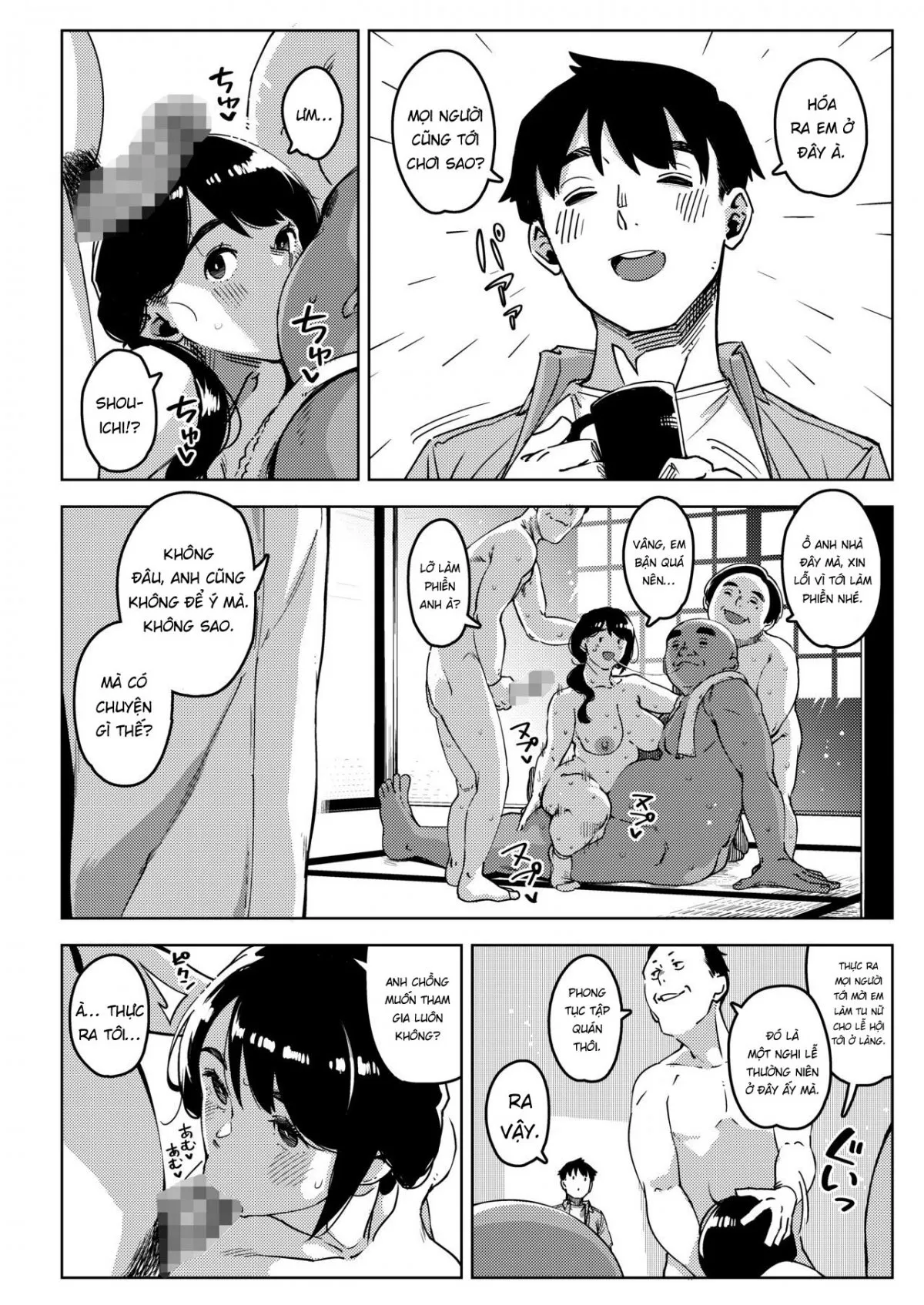 HentaiVN.net - Ảnh 10 - Shinen ni Makareru -Hitozuma Saimin Netorare - Chap 2