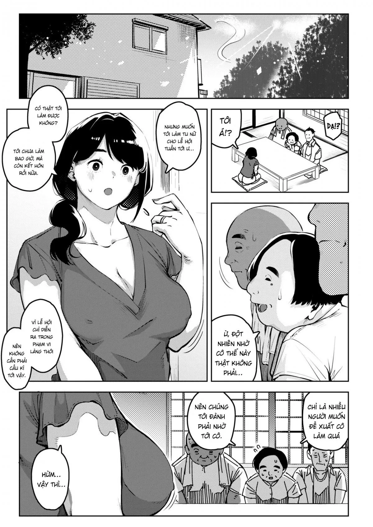 HentaiVN.net - Ảnh 7 - Shinen ni Makareru -Hitozuma Saimin Netorare - Chap 2