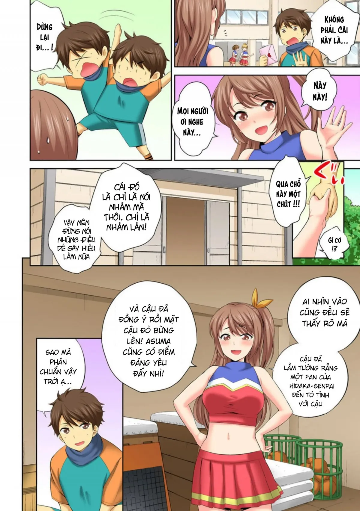 HentaiVN.net - Ảnh 8 - Hōkago Sōko no Han Dashi SEX ～ Mienai Toko Kara Gokubuto Tsukiage 1 [放課後倉庫の半出しSEX～見えないとこから極太突き上げ～ 1] - Chap 1