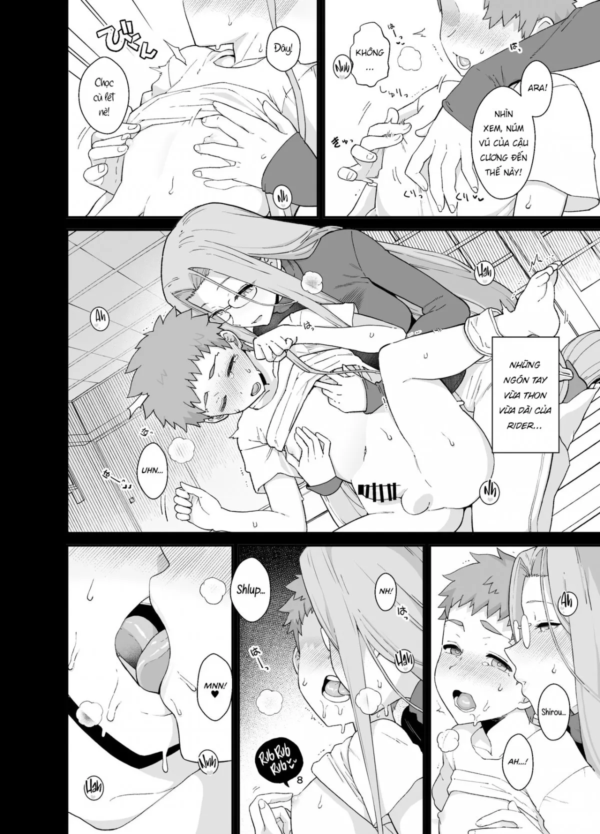 HentaiVN.net - Ảnh 10 - Ở nhà cùng Rider-san [Rider-san to Orusuban | Staying Home With Rider-san] - Oneshot