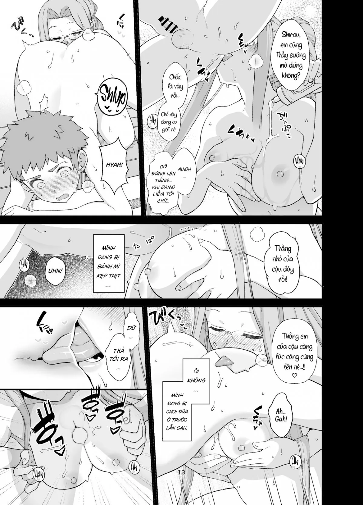 HentaiVN.net - Ảnh 15 - Ở nhà cùng Rider-san [Rider-san to Orusuban | Staying Home With Rider-san] - Oneshot