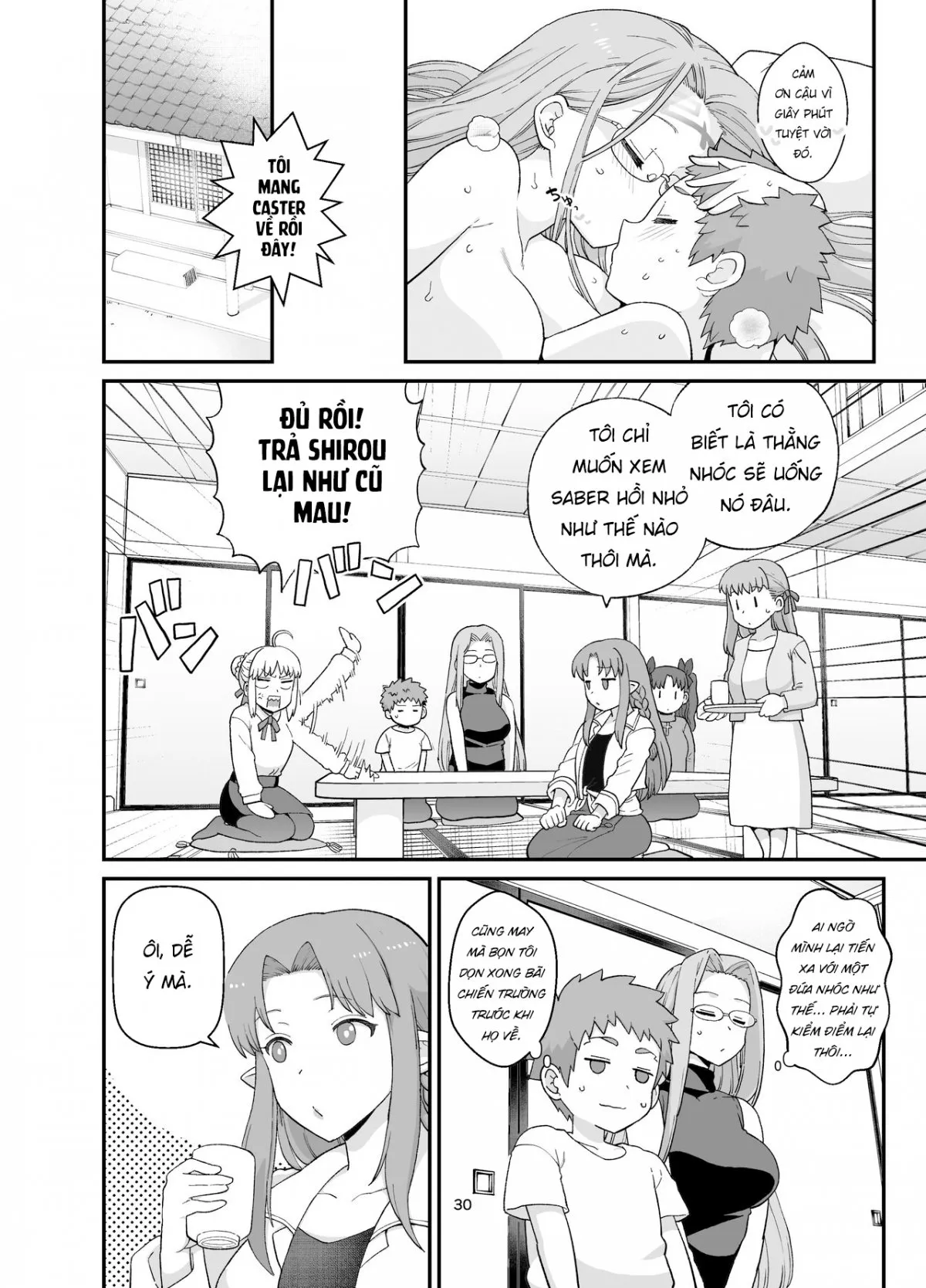 HentaiVN.net - Ảnh 32 - Ở nhà cùng Rider-san [Rider-san to Orusuban | Staying Home With Rider-san] - Oneshot
