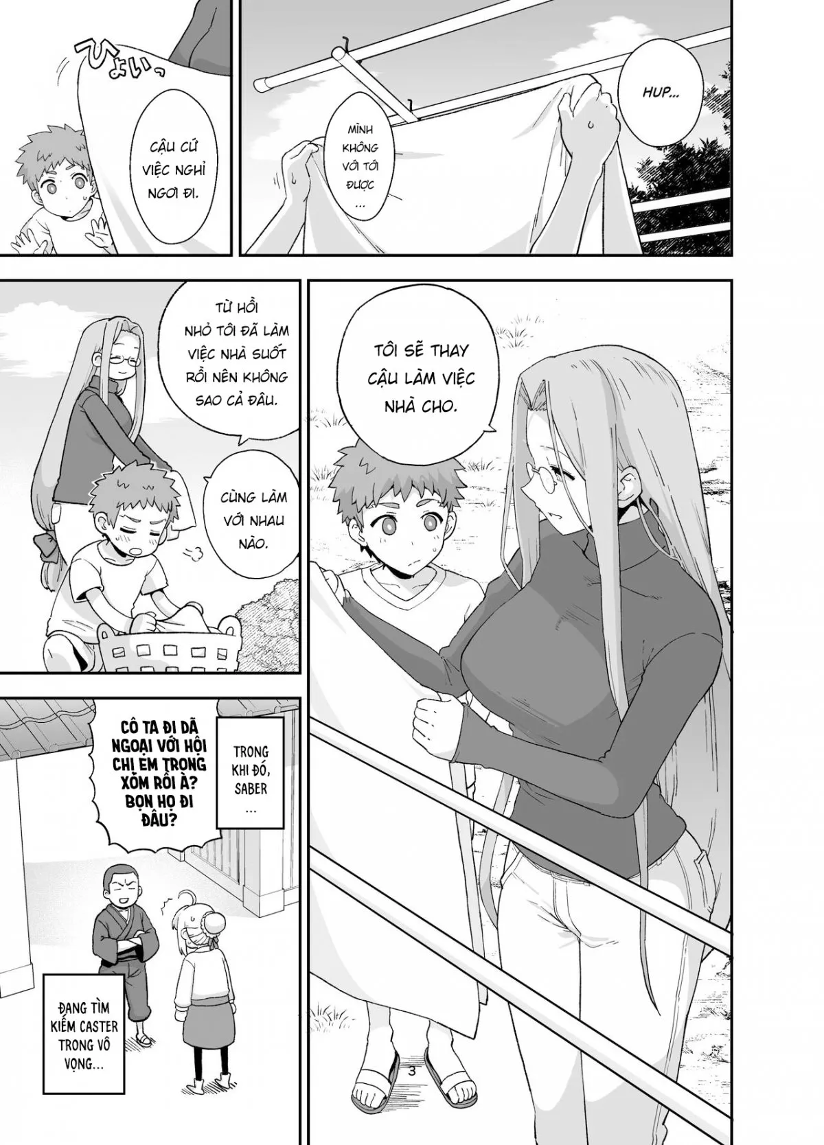 HentaiVN.net - Ảnh 5 - Ở nhà cùng Rider-san [Rider-san to Orusuban | Staying Home With Rider-san] - Oneshot