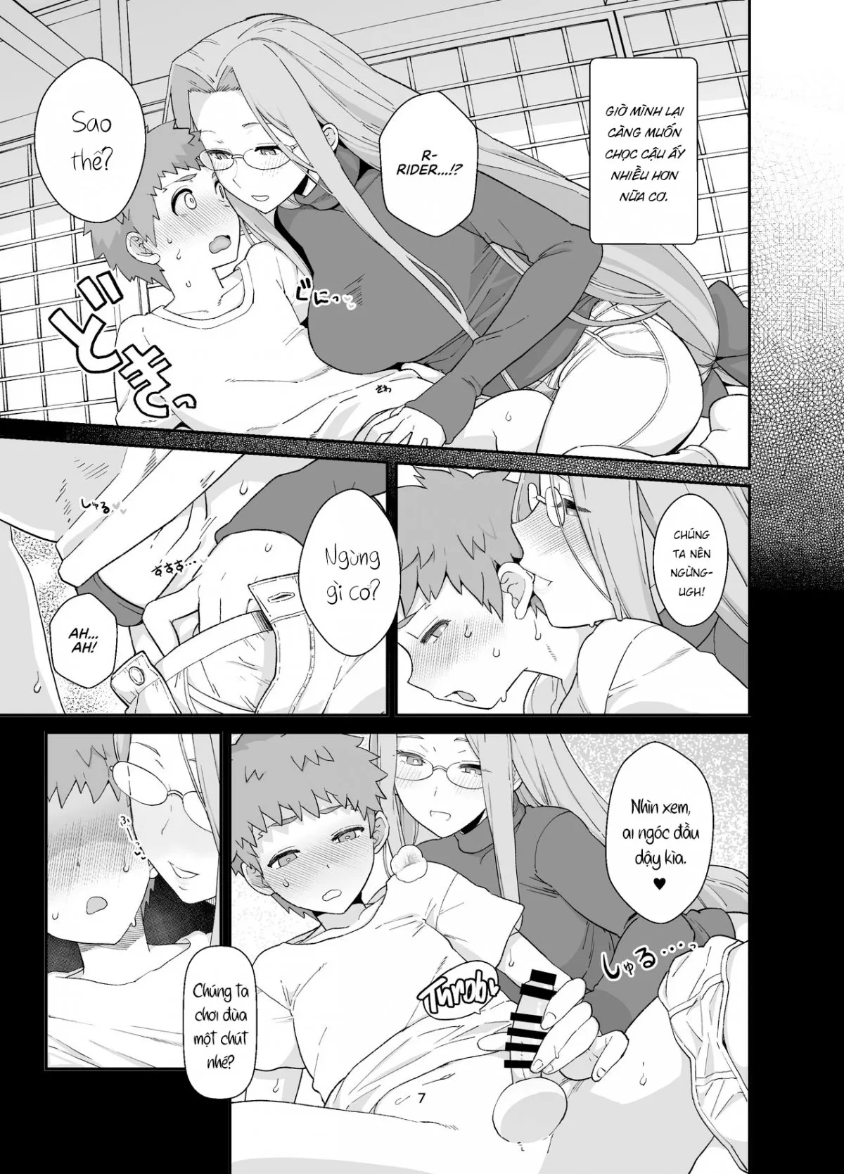 HentaiVN.net - Ảnh 9 - Ở nhà cùng Rider-san [Rider-san to Orusuban | Staying Home With Rider-san] - Oneshot