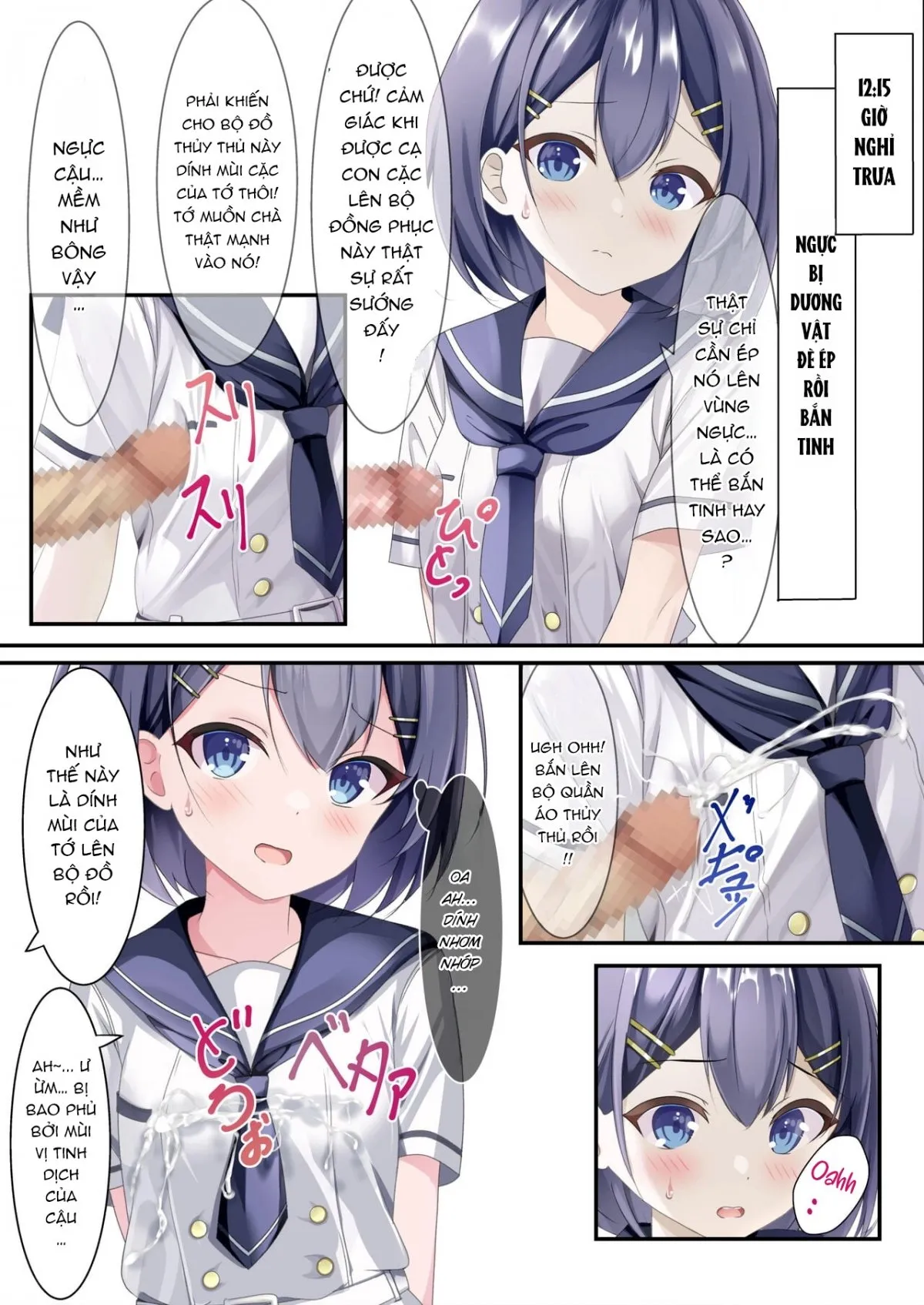 HentaiVN.net - Ảnh 10 - Địt loli! [Seieki Bukkake ga Atarimae ni Natta Sekaisen no Onnanoko no Nichijou] - Oneshot