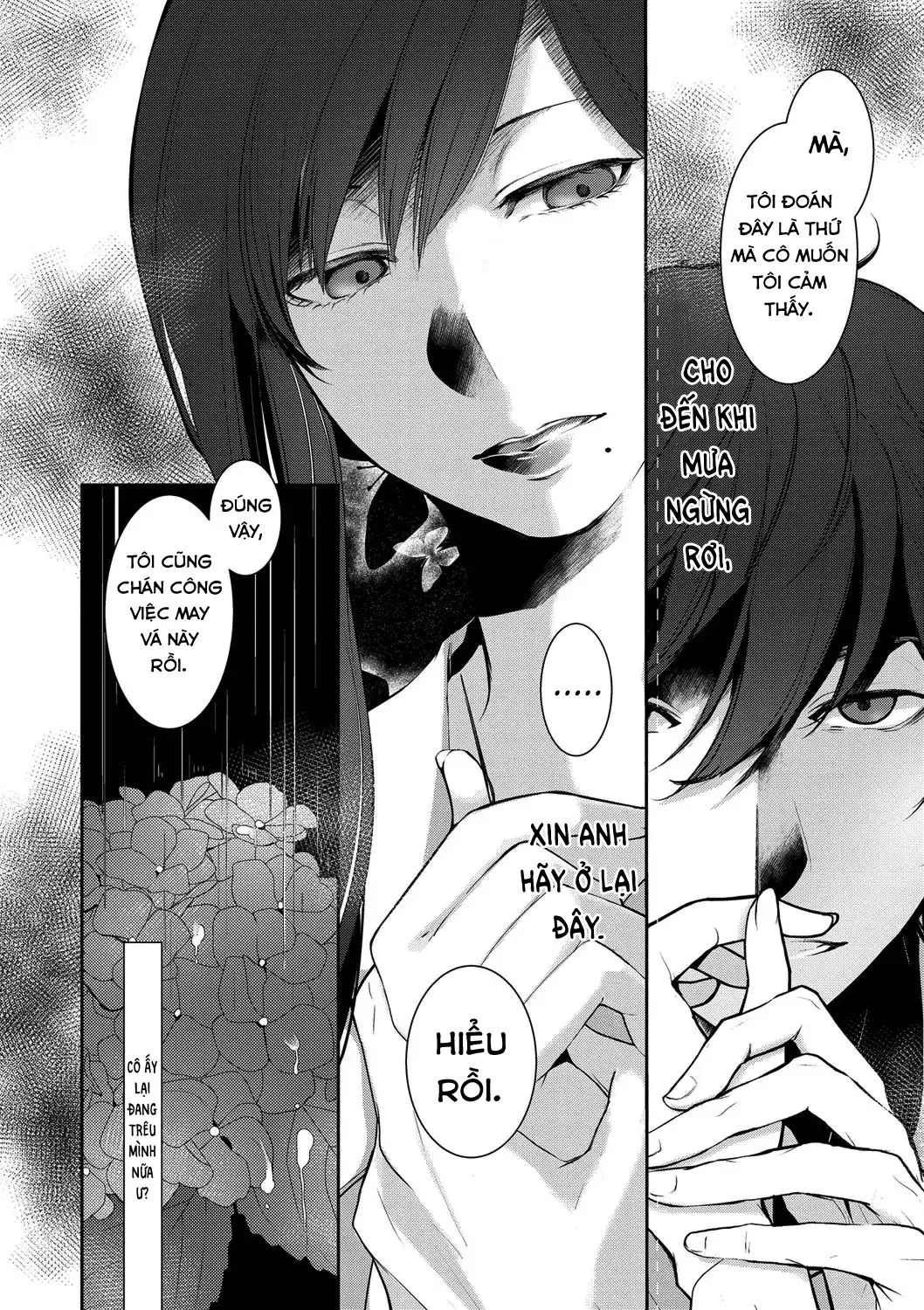 HentaiVN.net - Ảnh 10 - Một Thoáng Đêm Mưa [A Glimpse of a Rainy Night ; Ame no Yoru no Hitosarai] - Oneshot