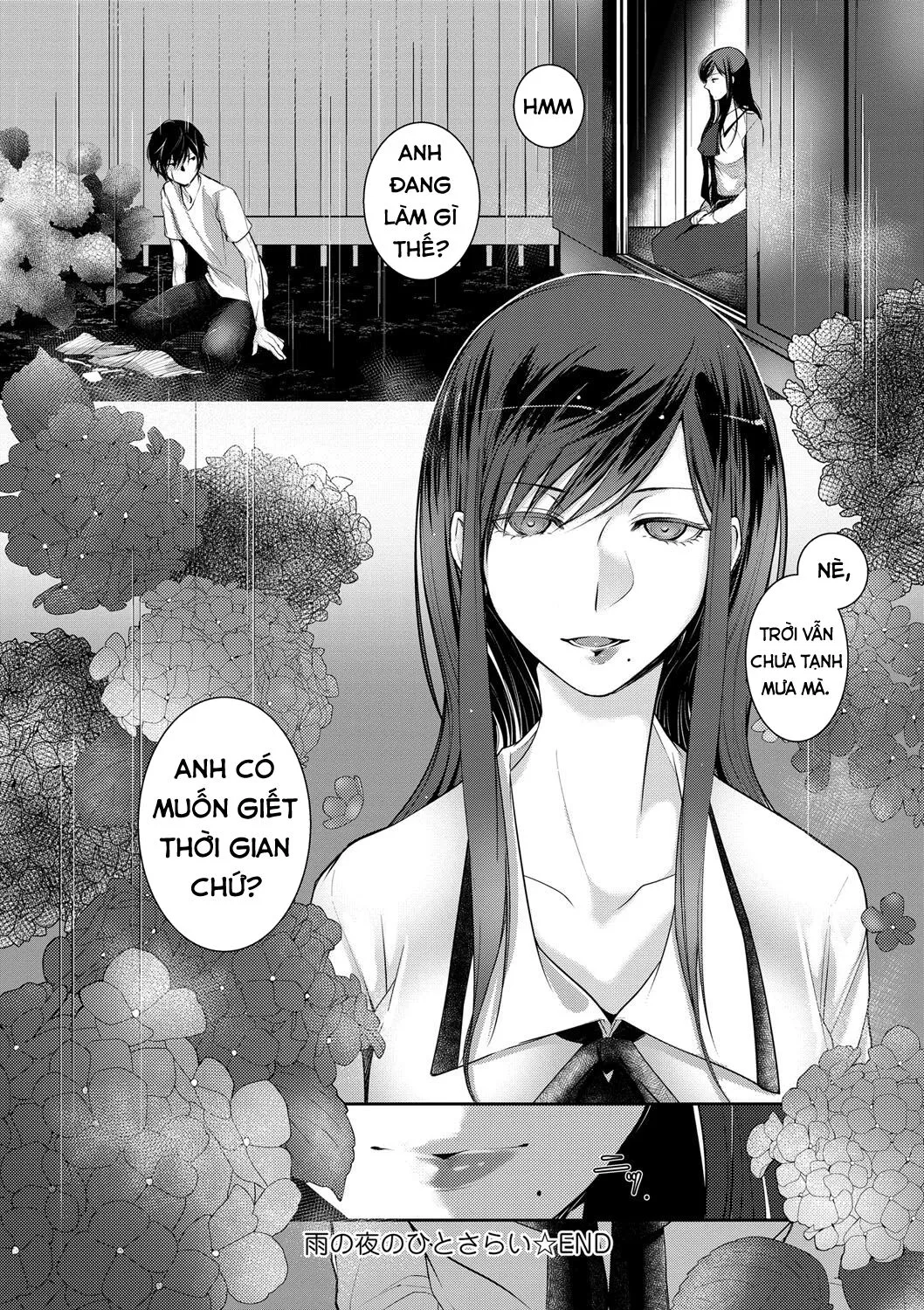 HentaiVN.net - Ảnh 20 - Một Thoáng Đêm Mưa [A Glimpse of a Rainy Night ; Ame no Yoru no Hitosarai] - Oneshot