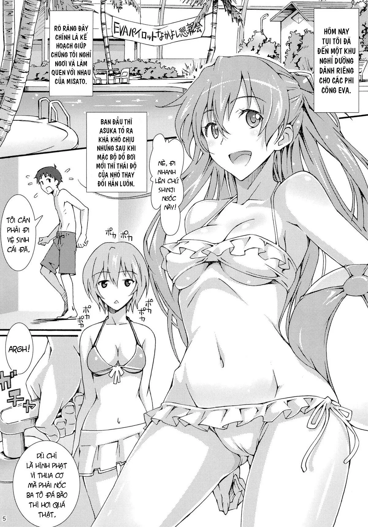 HentaiVN.net - Ảnh 4 - Ba phi công Eva thác loạn bị bắt gặp [W.C. ~Wet Children~ (Neon Genesis Evangelion)] - Oneshot