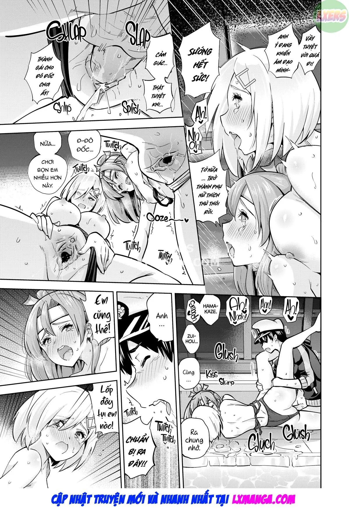 HentaiVN.net - Ảnh 23 - Zuihou and Hamakaze in Racing Swimsuits [Kyouei Mizugi na Zuihou-chan to Hamakaze-san to.] - Oneshot