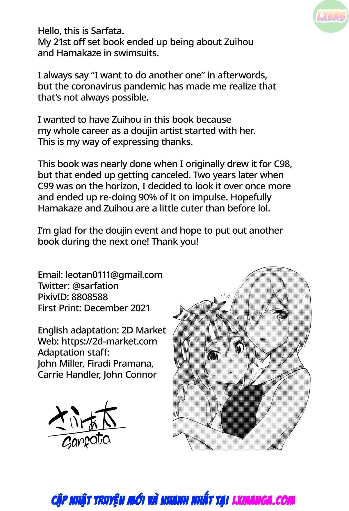 HentaiVN.net - Ảnh 26 - Zuihou and Hamakaze in Racing Swimsuits [Kyouei Mizugi na Zuihou-chan to Hamakaze-san to.] - Oneshot