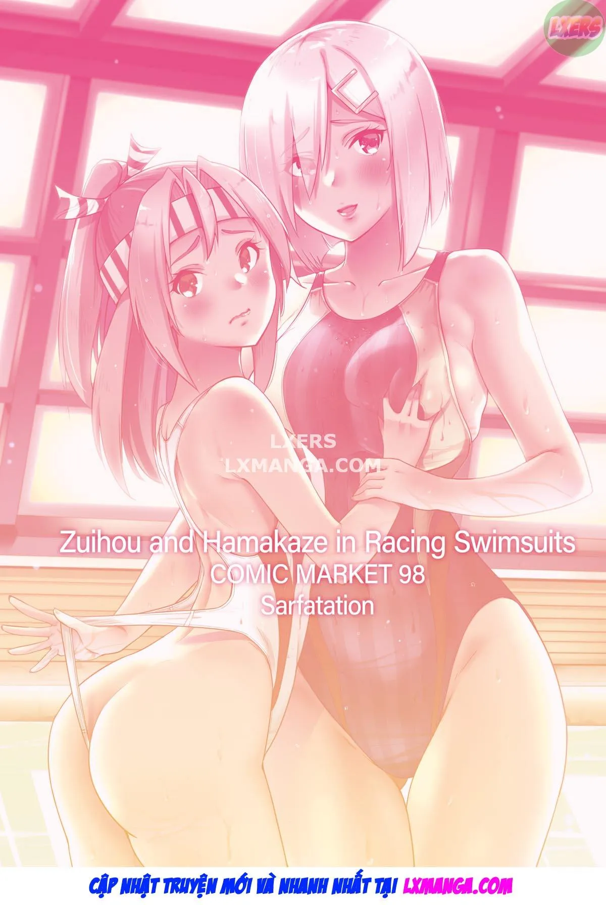 HentaiVN.net - Ảnh 27 - Zuihou and Hamakaze in Racing Swimsuits [Kyouei Mizugi na Zuihou-chan to Hamakaze-san to.] - Oneshot