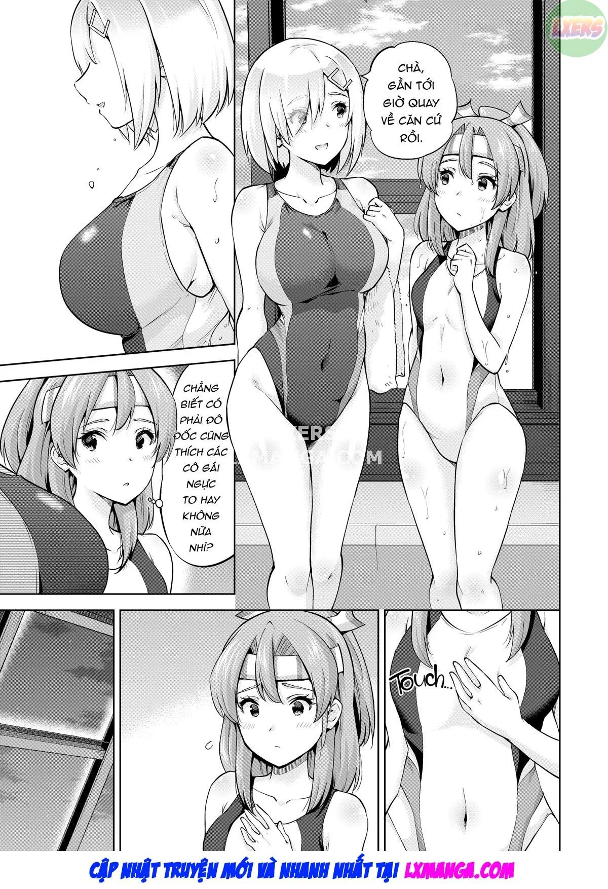 HentaiVN.net - Ảnh 5 - Zuihou and Hamakaze in Racing Swimsuits [Kyouei Mizugi na Zuihou-chan to Hamakaze-san to.] - Oneshot