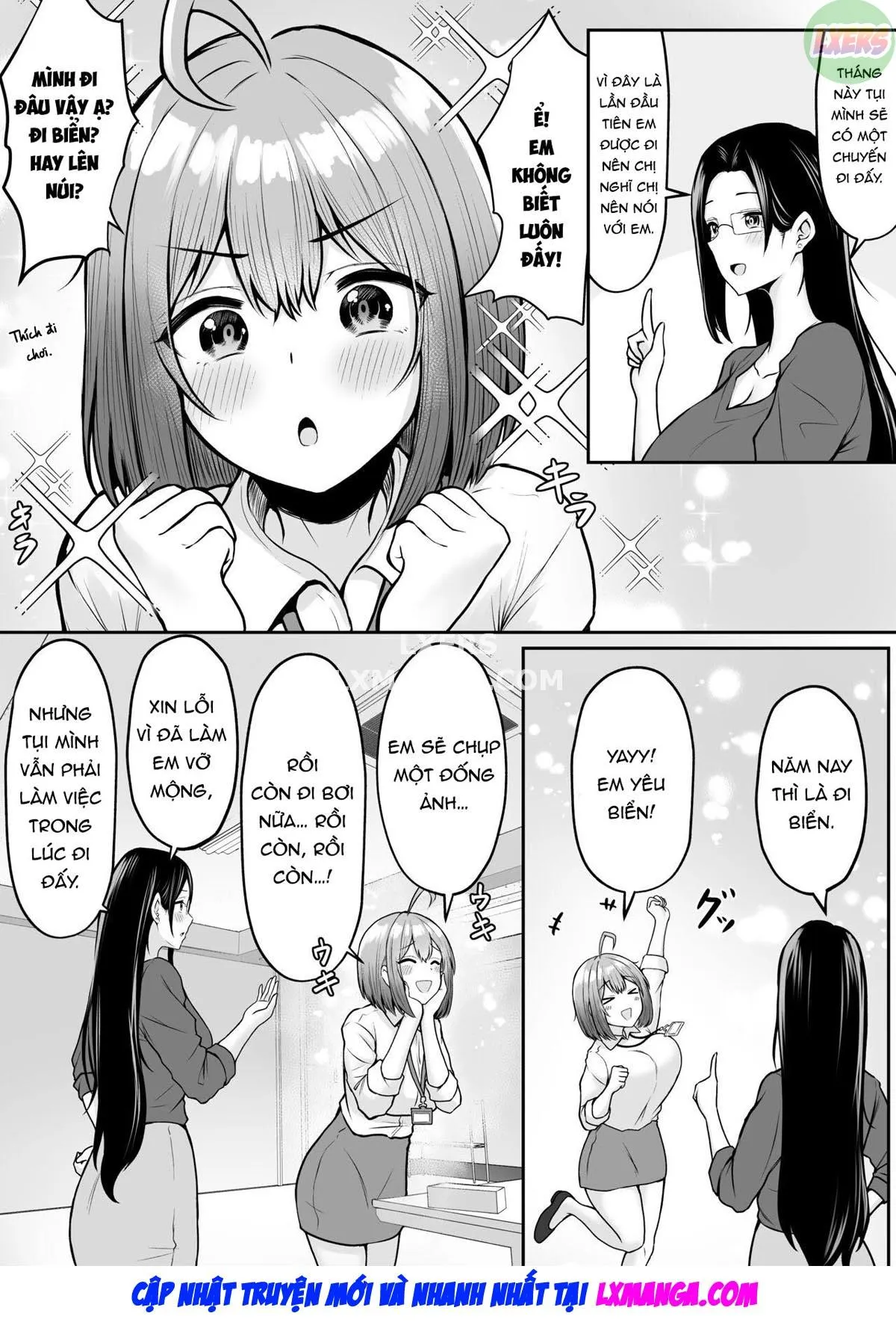 HentaiVN.net - Ảnh 6 - My Assignment is in the Sexual Relief Department [Watashi no Haizoku Saki wa Seishori-ka] - Chap 2 ~Summer Company Trip Chapter~