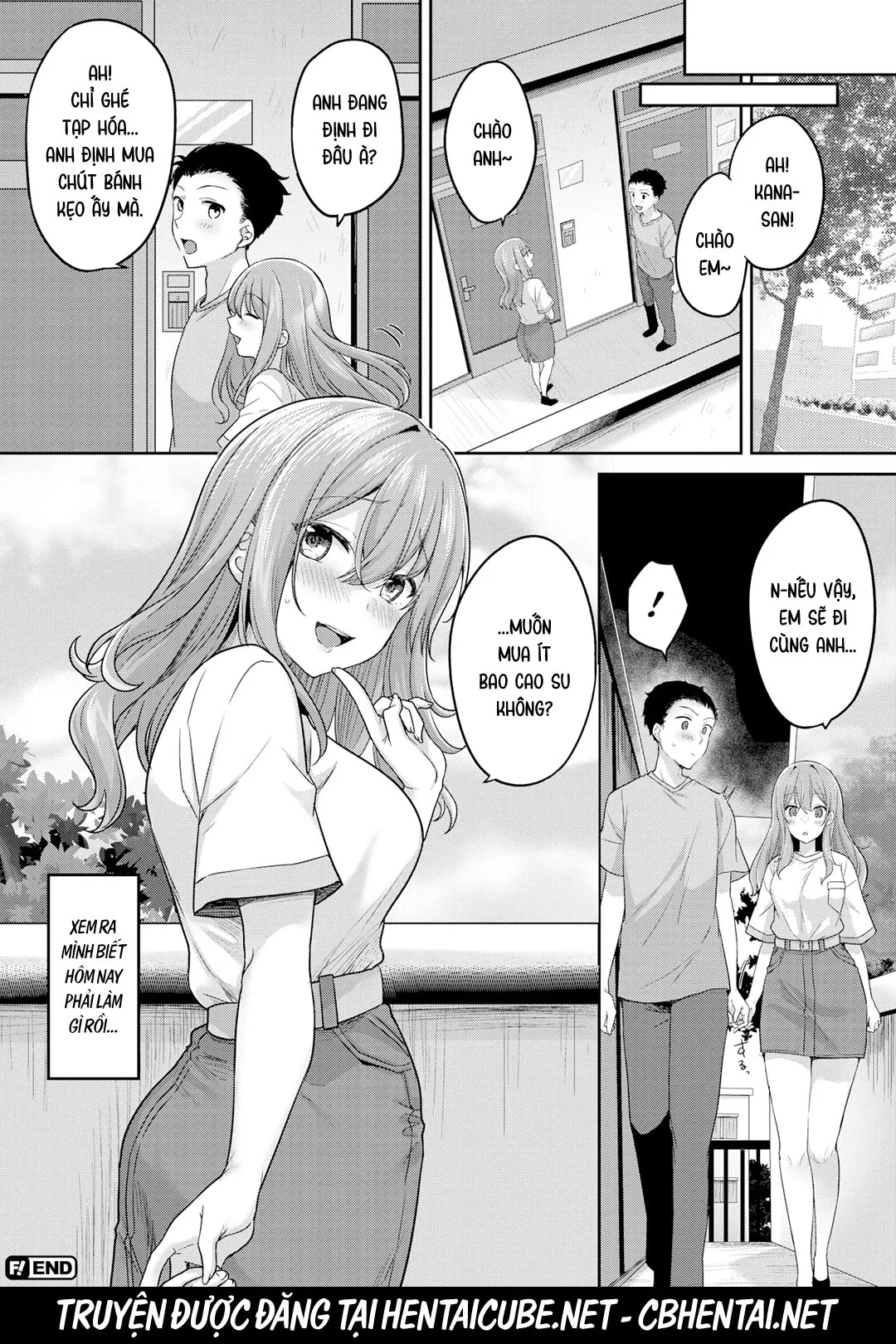 HentaiVN.net - Ảnh 21 - Bí mật của cô hàng xóm - Oneshot