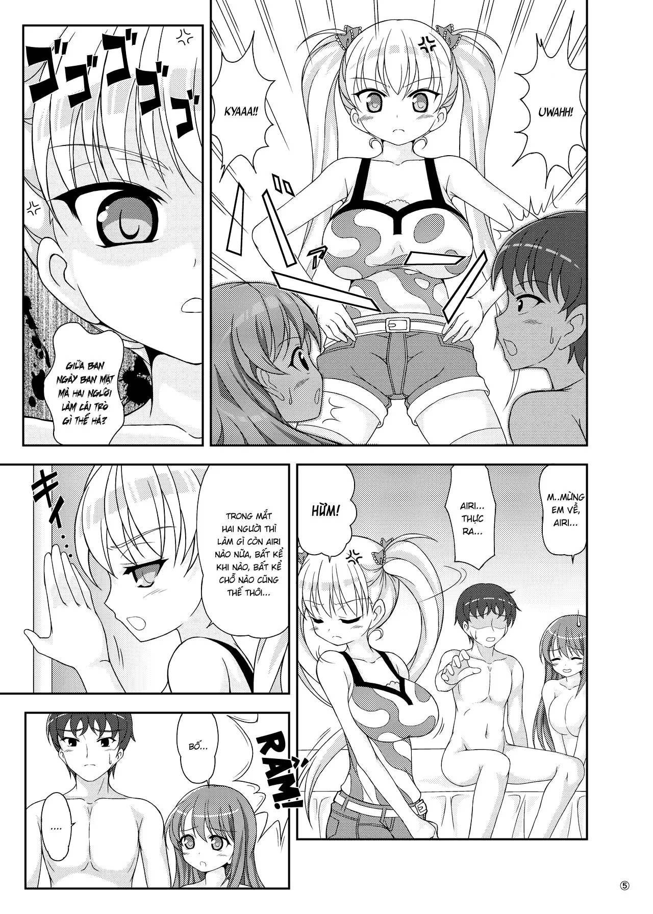 HentaiVN.net - Ảnh 4 - Oni Chichi Hon Datte no! [鬼父本だってーの!] - Oneshot