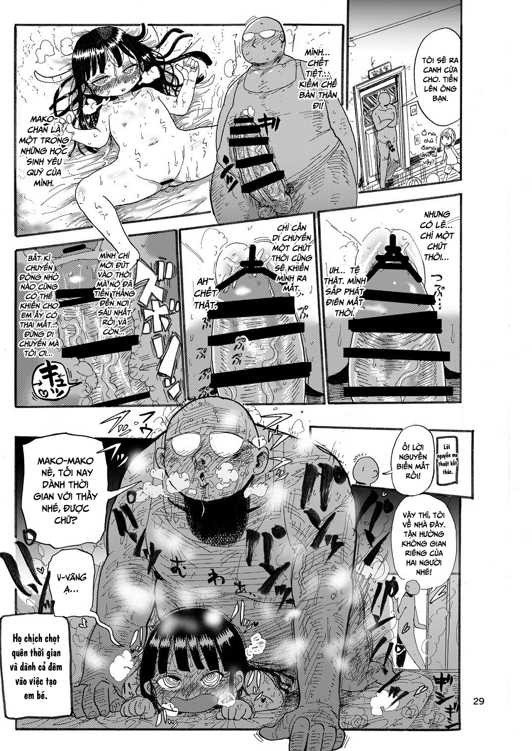 HentaiVN.net - Ảnh 28 - Cô gái phép thuật Mako [Yousei no Mahou Shoujo] - Chap 1