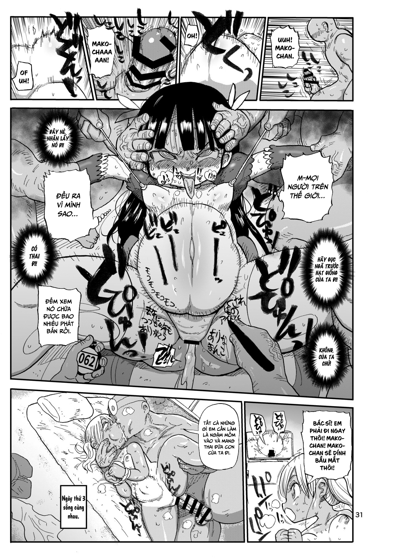 HentaiVN.net - Ảnh 30 - Cô gái phép thuật Mako [Yousei no Mahou Shoujo] - Chap 2