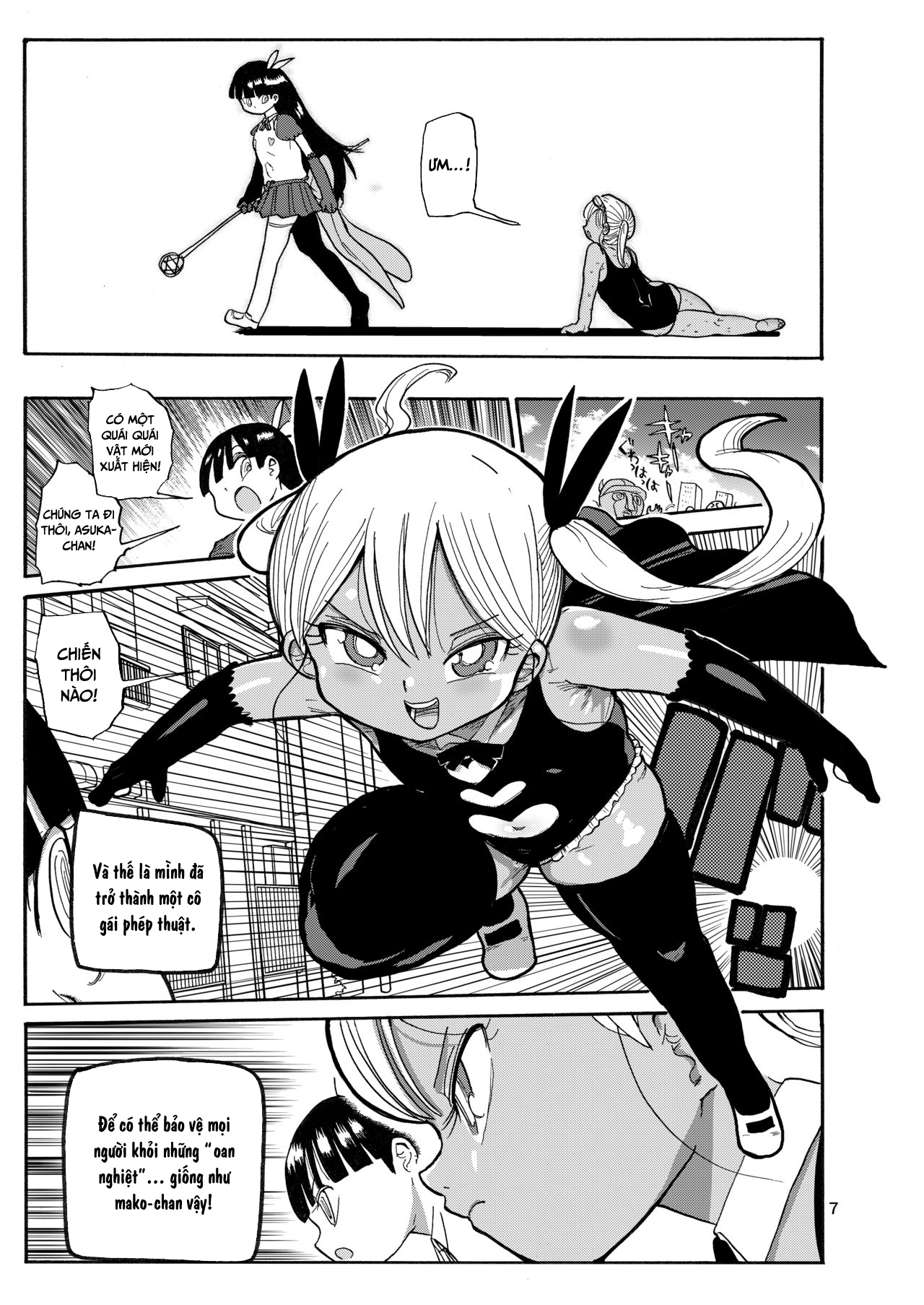 HentaiVN.net - Ảnh 6 - Cô gái phép thuật Mako [Yousei no Mahou Shoujo] - Chap 2