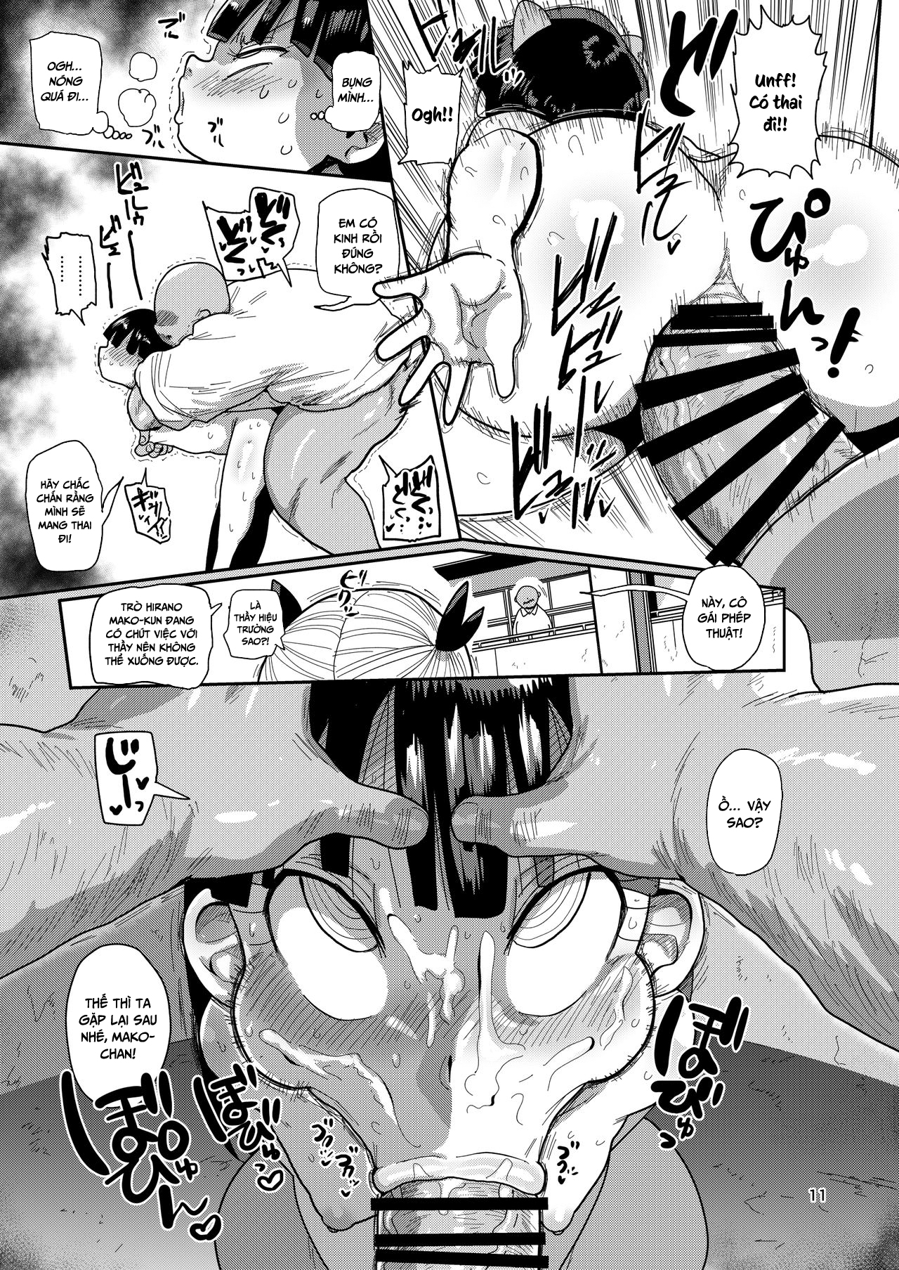HentaiVN.net - Ảnh 10 - Cô gái phép thuật Mako [Yousei no Mahou Shoujo] - Chap 3