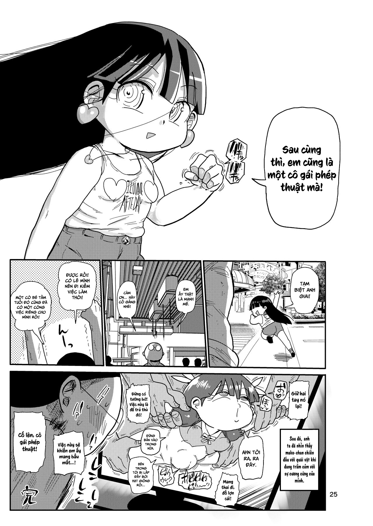 HentaiVN.net - Ảnh 24 - Cô gái phép thuật Mako [Yousei no Mahou Shoujo] - Chap 3