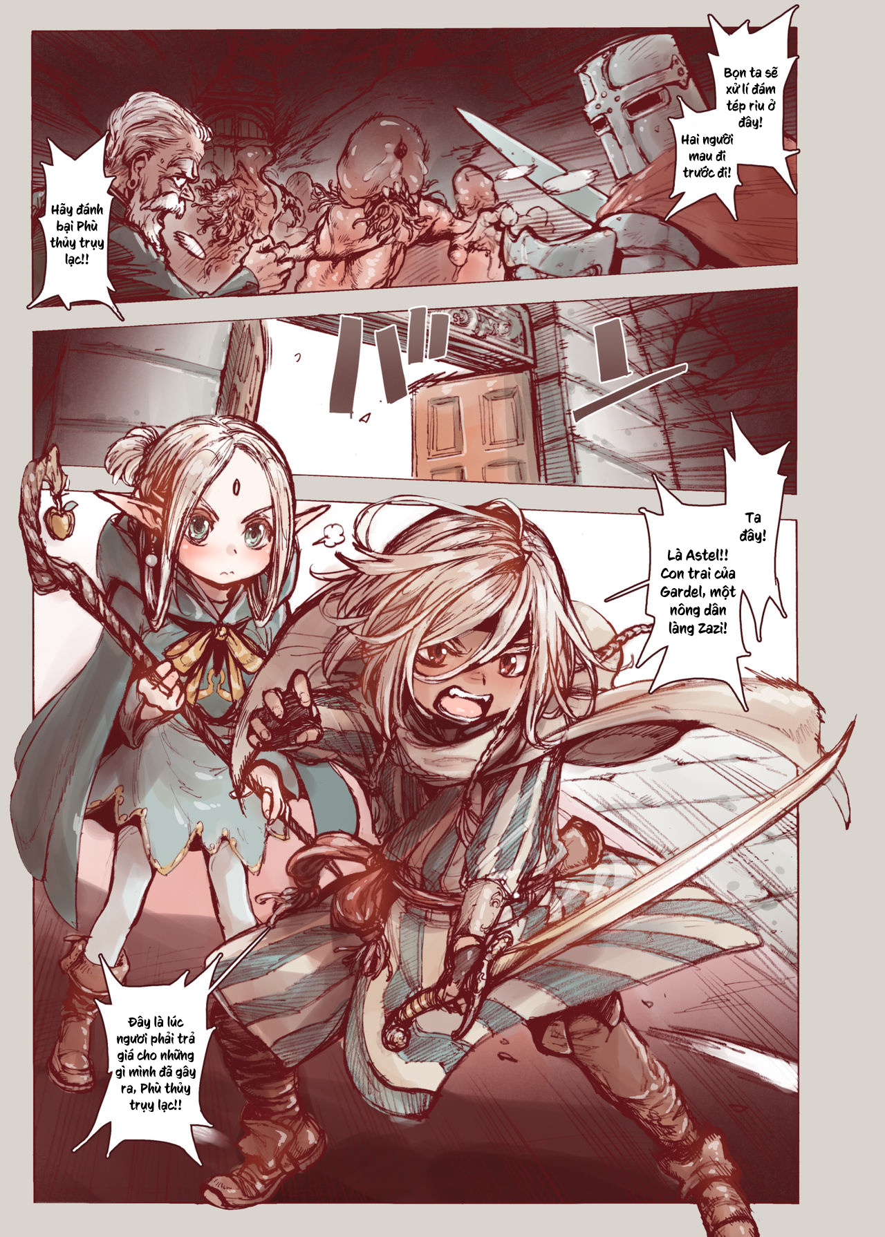 HentaiVN.net - Ảnh 5 - Phù Thủy Trụy Lạc [Daraku no Majo] - Chap 1- Mở đầu của một siêu phẩm