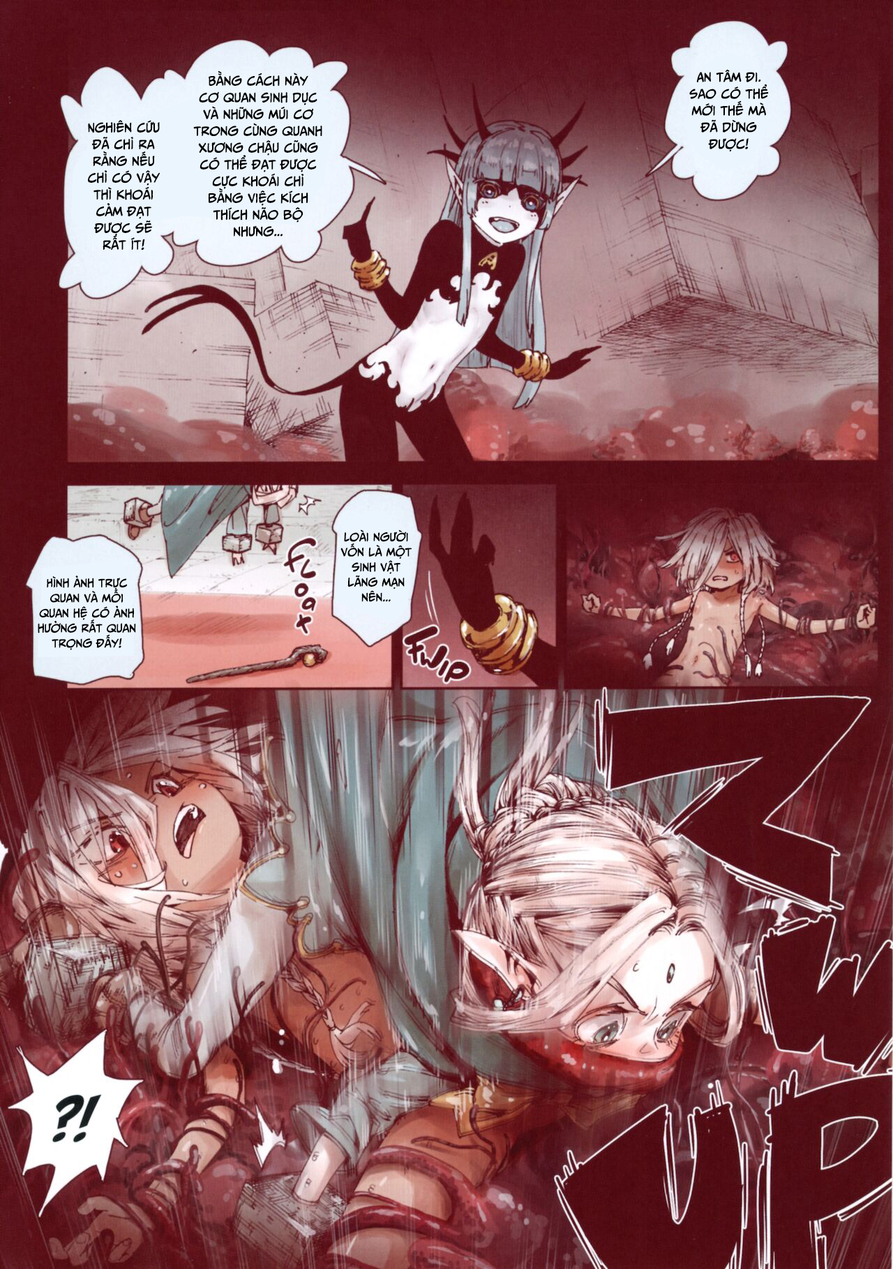 HentaiVN.net - Ảnh 12 - Phù Thủy Trụy Lạc [Daraku no Majo] - Chap 2- Mục đích cao cả