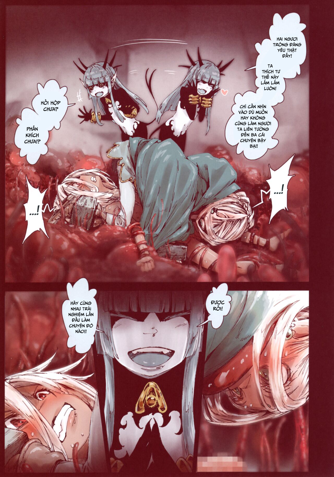 HentaiVN.net - Ảnh 13 - Phù Thủy Trụy Lạc [Daraku no Majo] - Chap 2- Mục đích cao cả