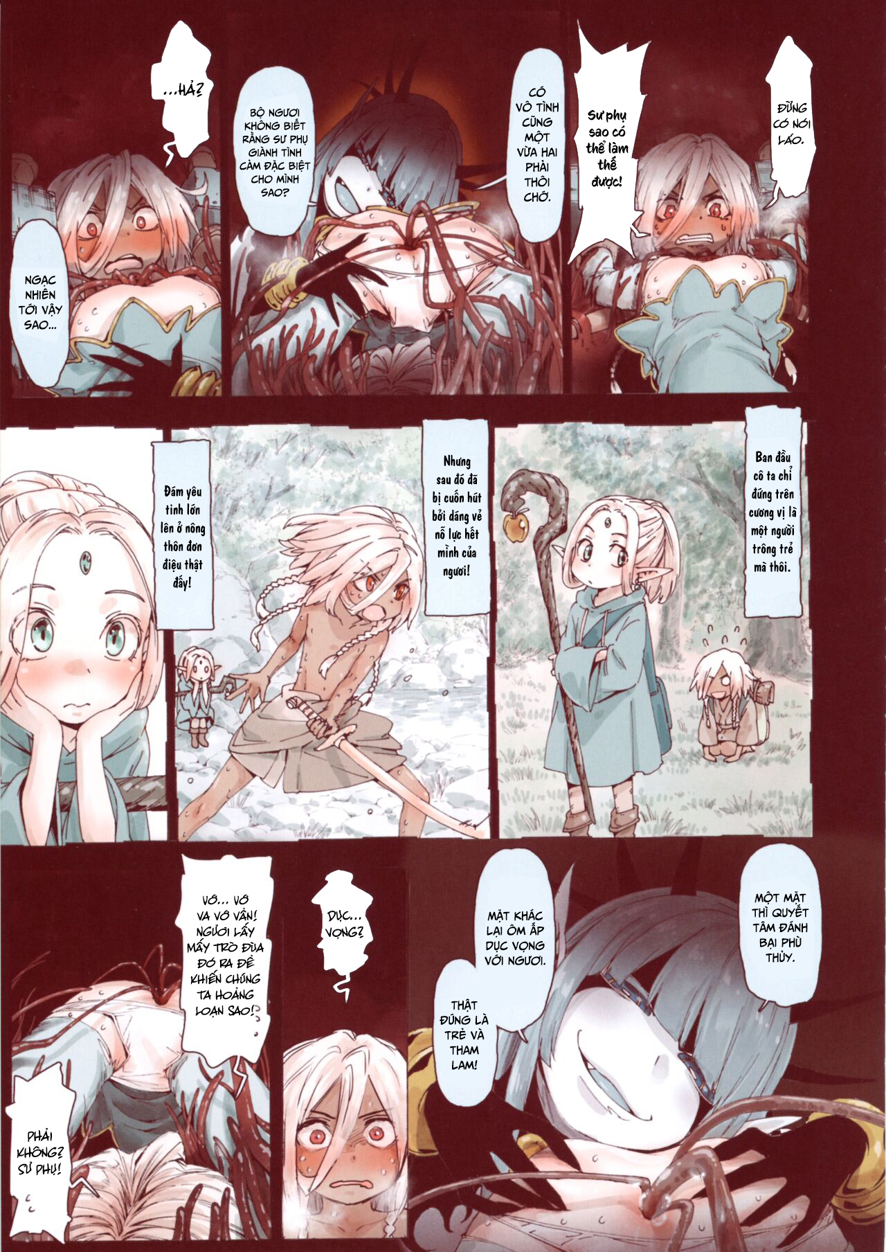 HentaiVN.net - Ảnh 11 - Phù Thủy Trụy Lạc [Daraku no Majo] - Chap 3- Quá khứ tăm tối