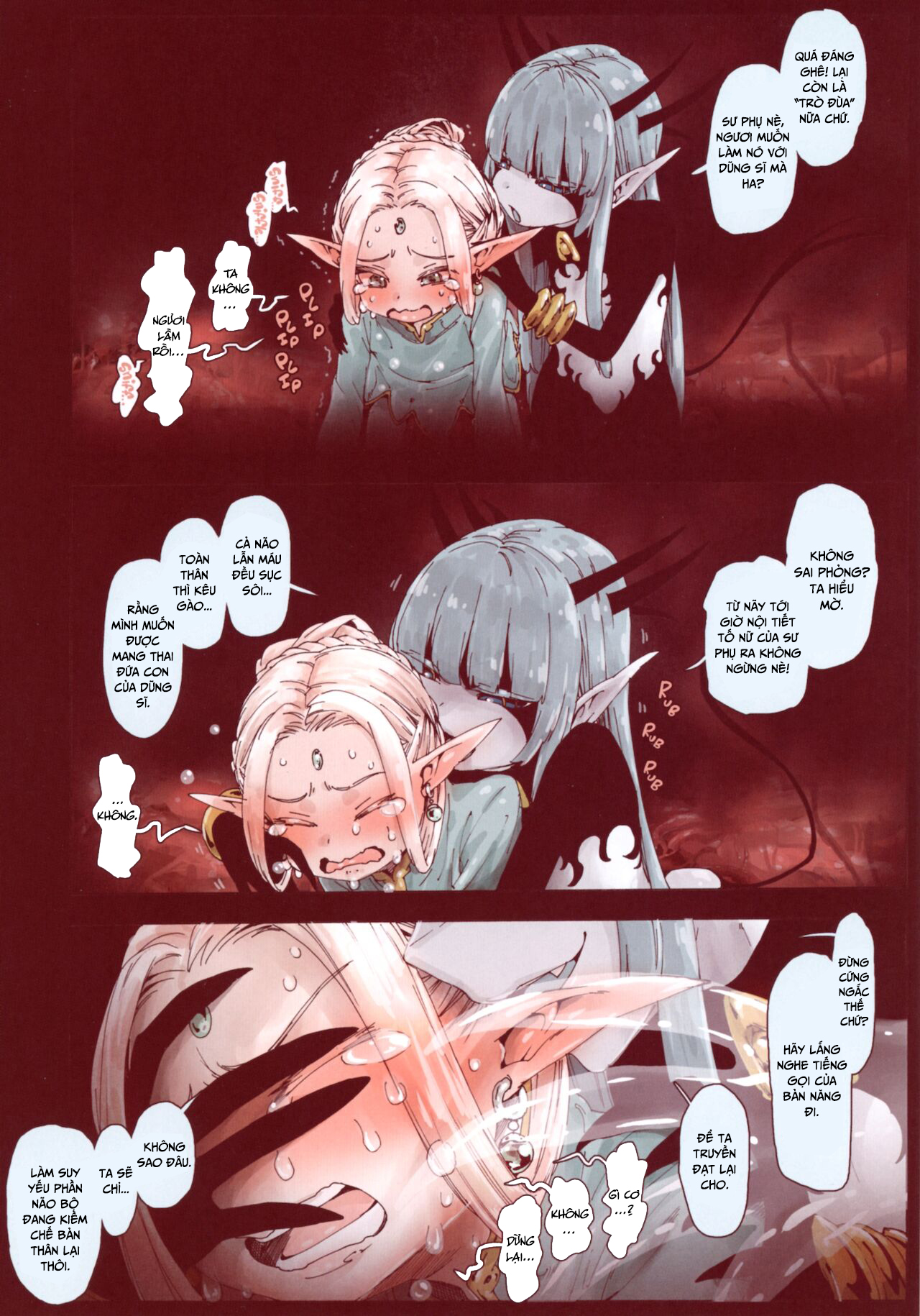 HentaiVN.net - Ảnh 12 - Phù Thủy Trụy Lạc [Daraku no Majo] - Chap 3- Quá khứ tăm tối