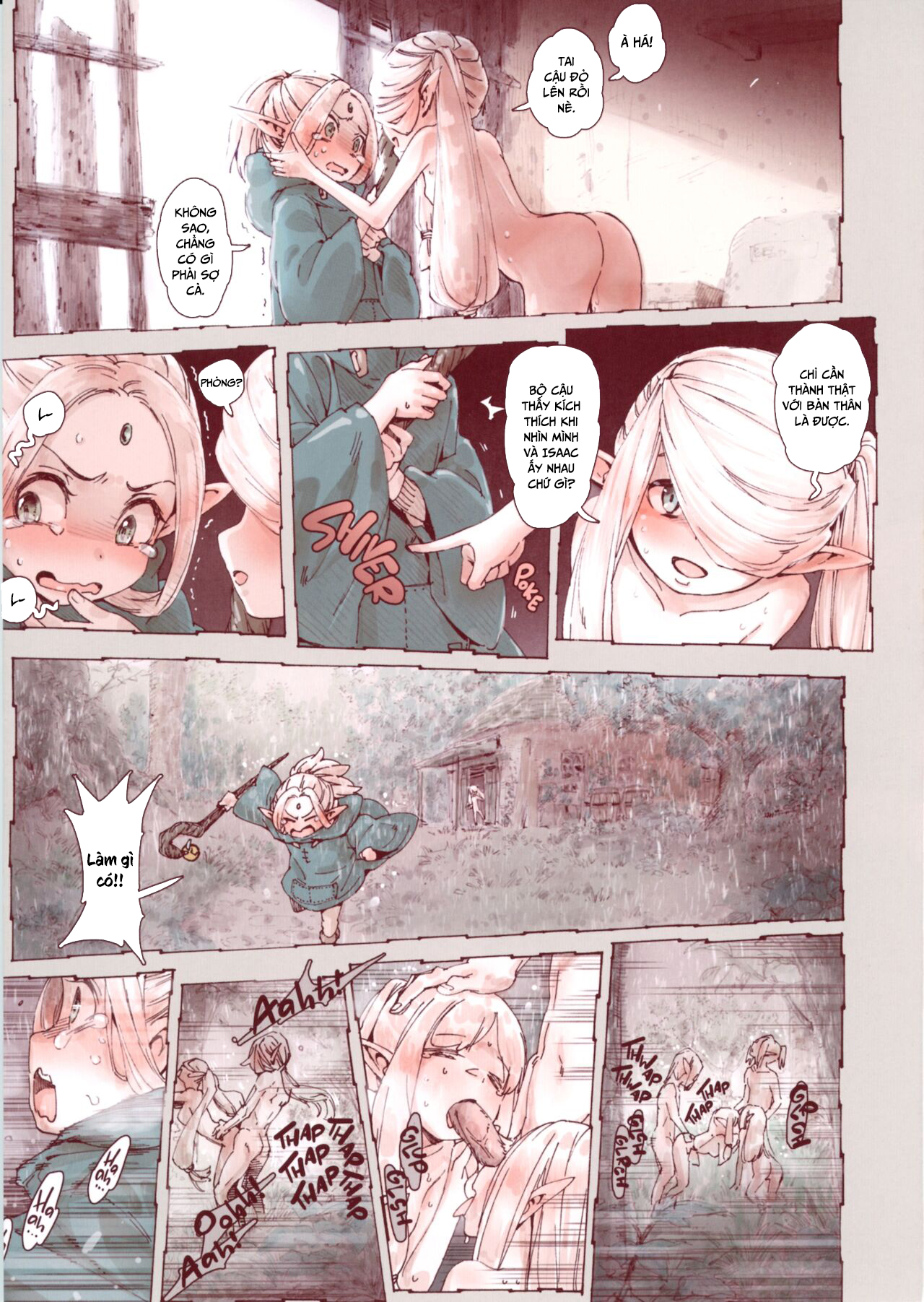 HentaiVN.net - Ảnh 5 - Phù Thủy Trụy Lạc [Daraku no Majo] - Chap 3- Quá khứ tăm tối