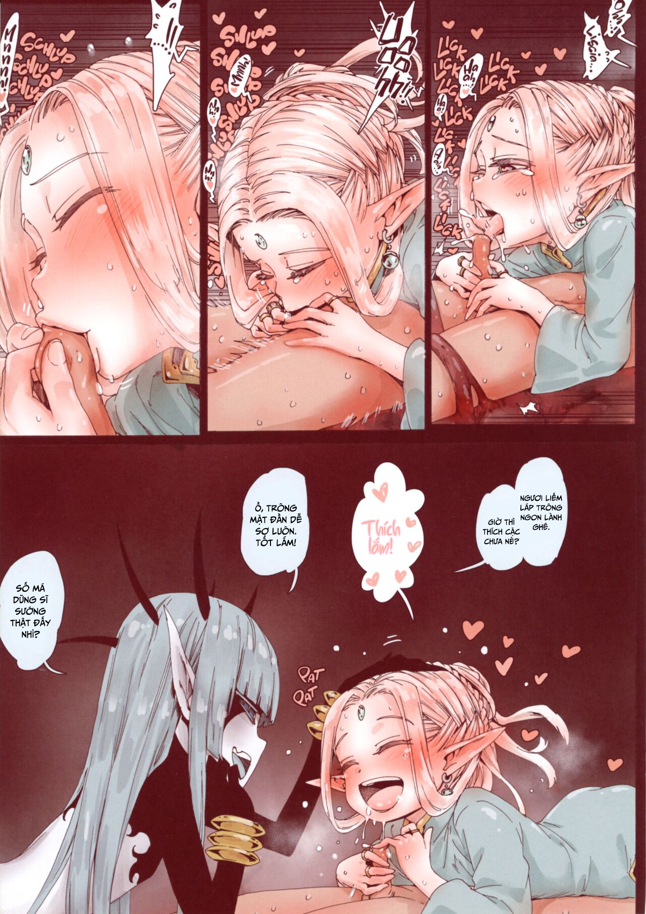 HentaiVN.net - Ảnh 3 - Phù Thủy Trụy Lạc [Daraku no Majo] - Chap 4- Chìm vào dục vọng