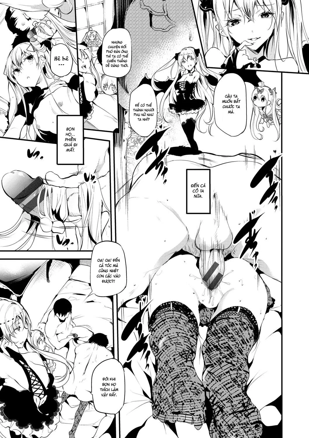 HentaiVN.net - Ảnh 5 - Abaraya no Onnanoko-tachi - Oneshot - Có che