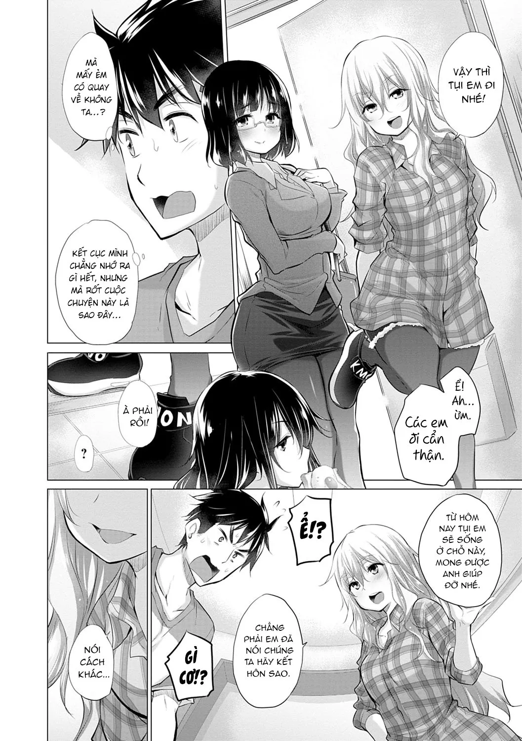 HentaiVN.net - Ảnh 4 - Trong Phòng Tôi Có Quá Nhiều Các Cô Gái Lạ! - Chap 2: kìa anh zai :(