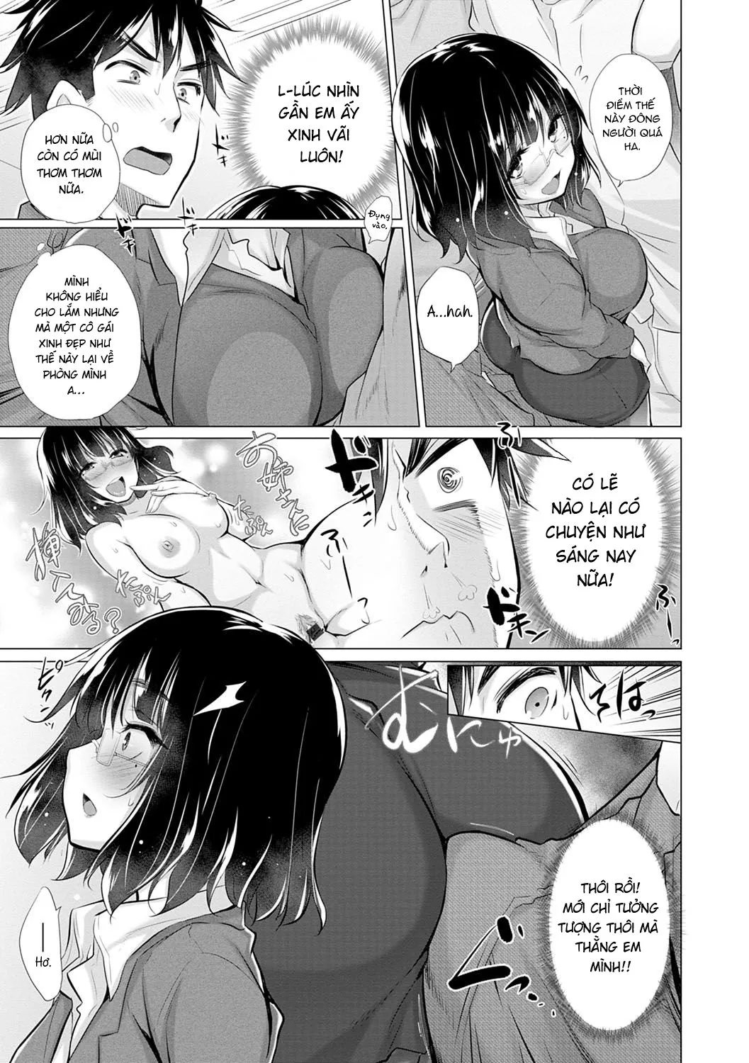 HentaiVN.net - Ảnh 7 - Trong Phòng Tôi Có Quá Nhiều Các Cô Gái Lạ! - Chap 2: kìa anh zai :(