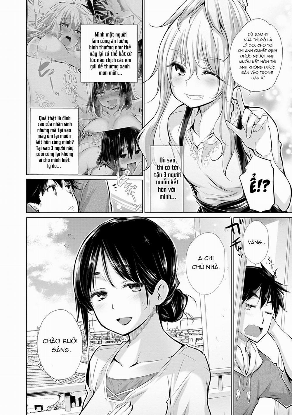 HentaiVN.net - Ảnh 3 - Trong Phòng Tôi Có Quá Nhiều Các Cô Gái Lạ! - Chap 4: Cả chị chủ nhà cũng...