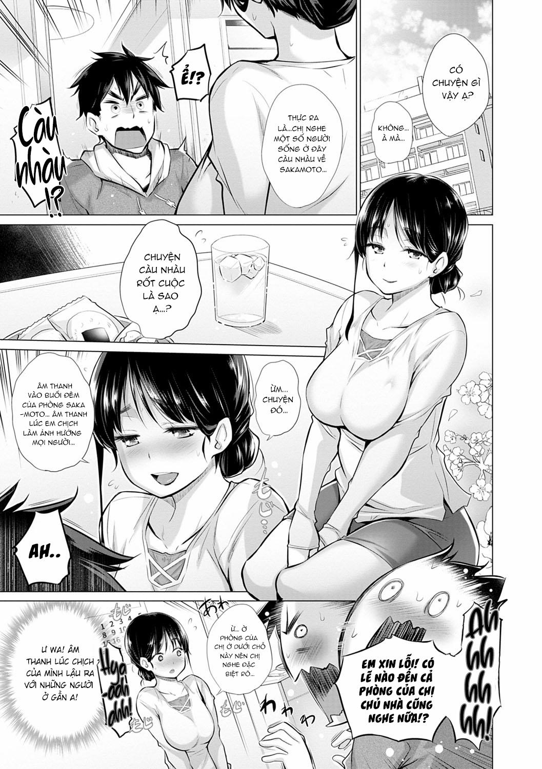 HentaiVN.net - Ảnh 4 - Trong Phòng Tôi Có Quá Nhiều Các Cô Gái Lạ! - Chap 4: Cả chị chủ nhà cũng...