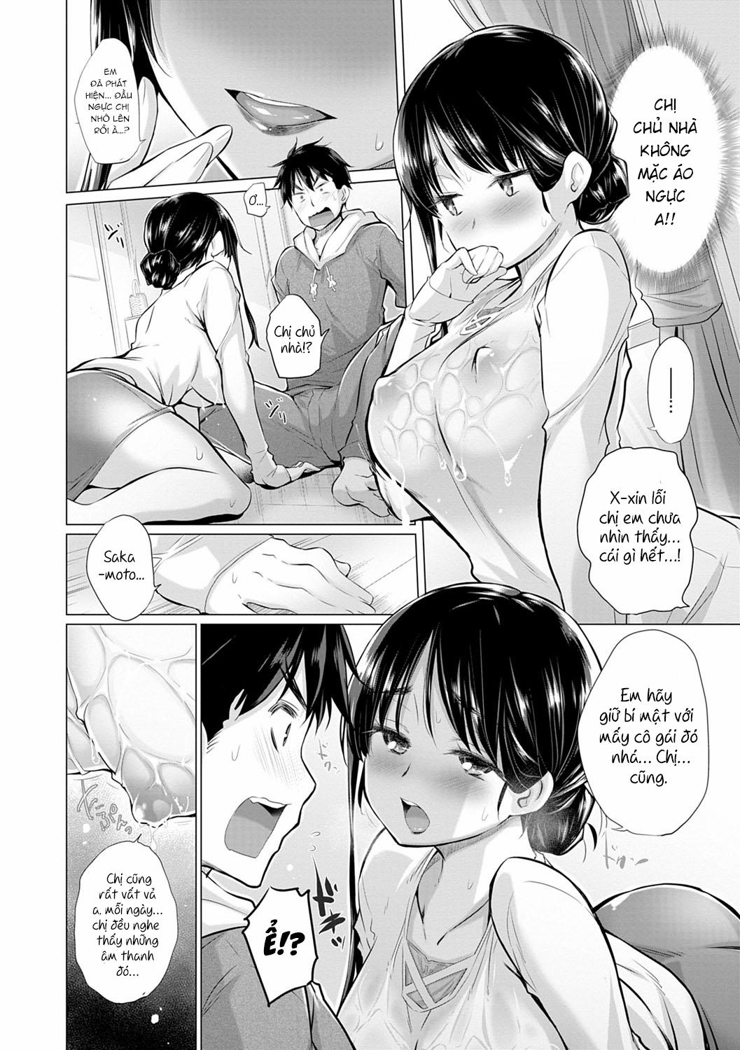 HentaiVN.net - Ảnh 7 - Trong Phòng Tôi Có Quá Nhiều Các Cô Gái Lạ! - Chap 4: Cả chị chủ nhà cũng...