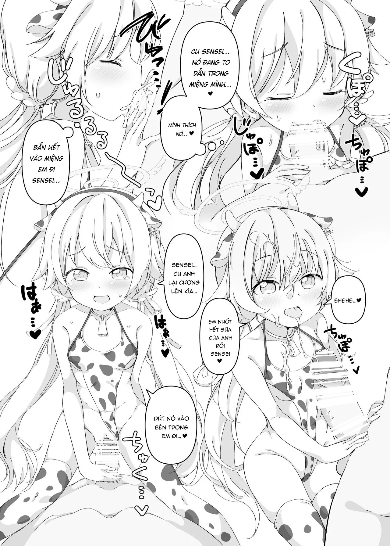 HentaiVN.net - Ảnh 10 - Ngành Công Nghiệp Sữa Của Blue Archive [BlueAka Nyuugyou ; The Blue Archive Dairy Industry] - Oneshot